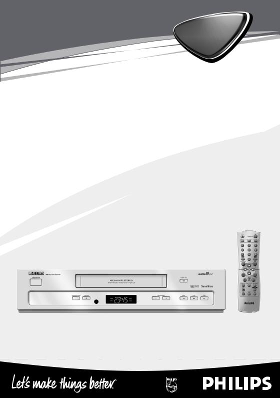 Philips VRQ45, VR830, VR630, VR732, VR730 Manual