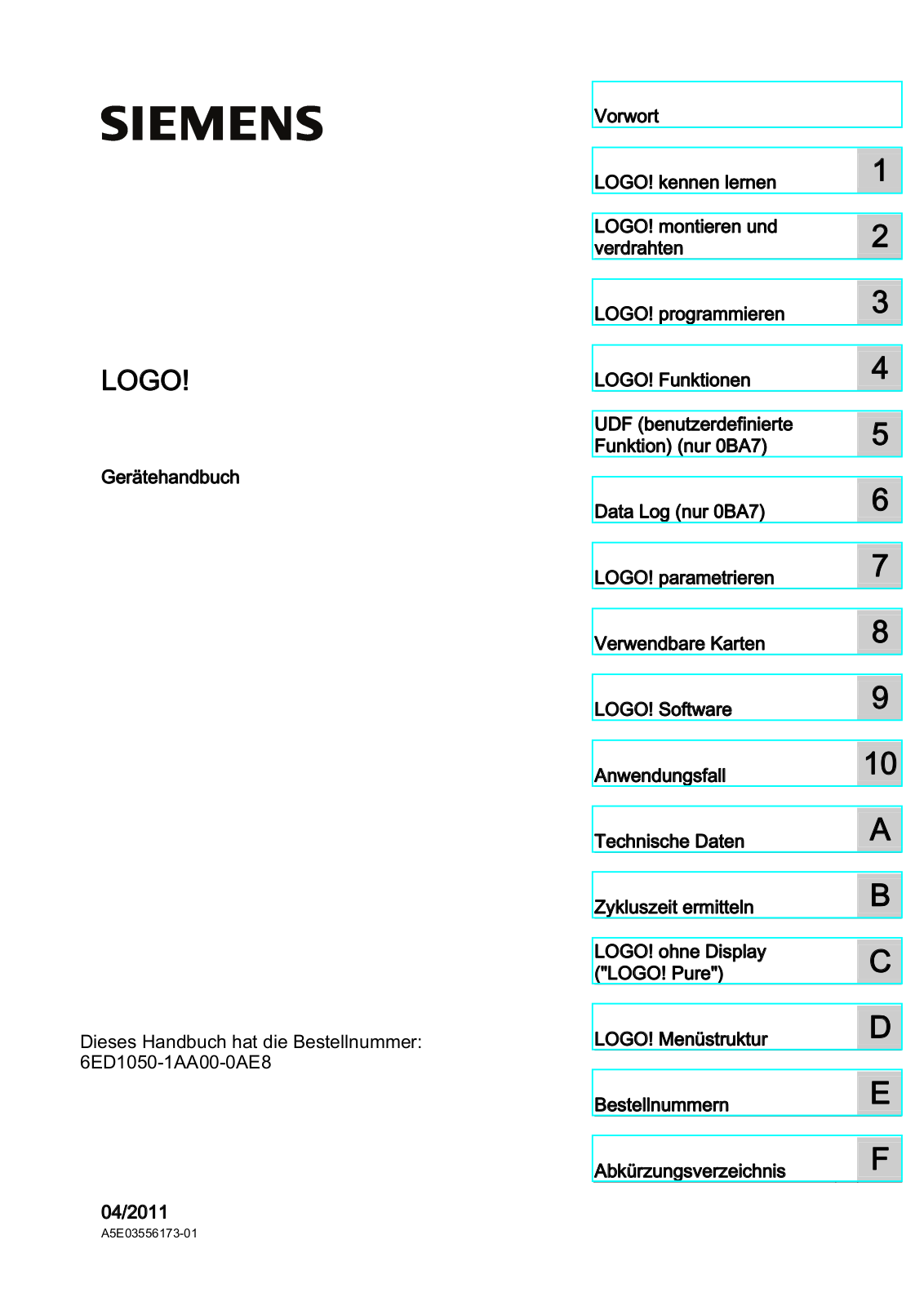 Siemens LOGO! User Manual