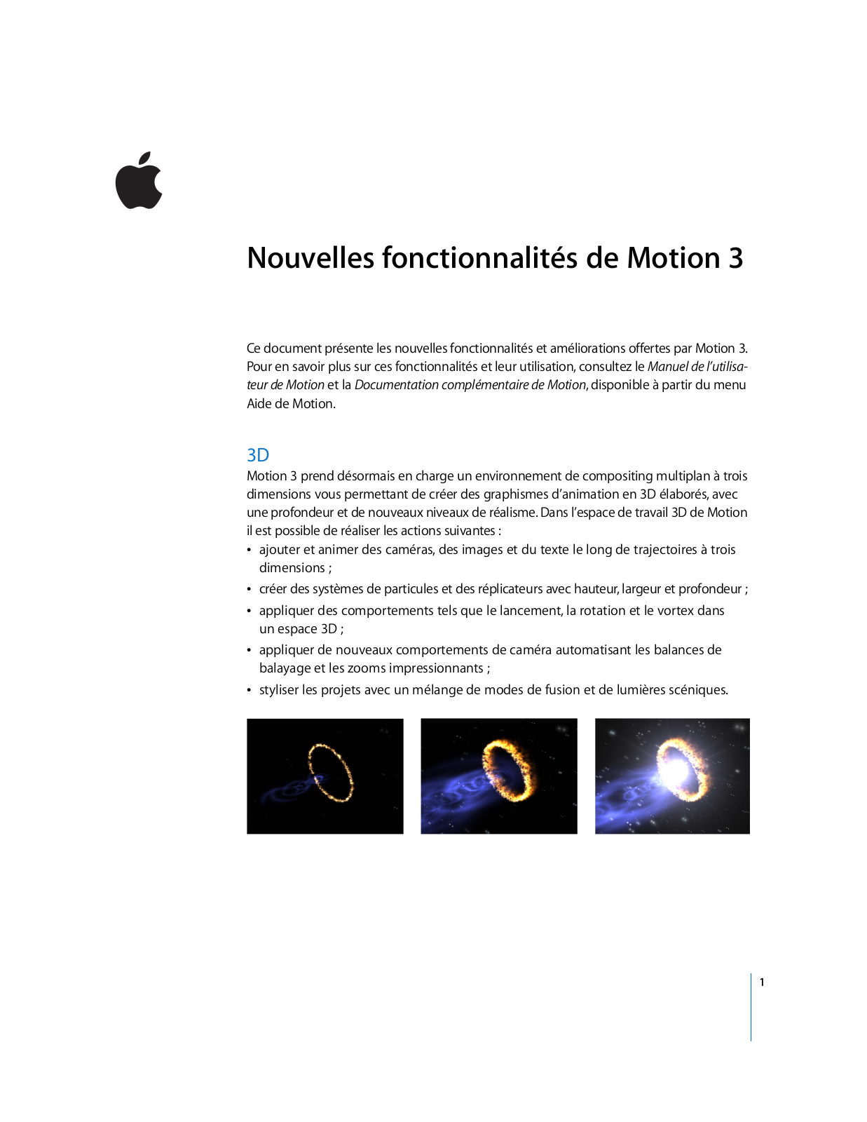 Apple MOTION 3 Functions Manual