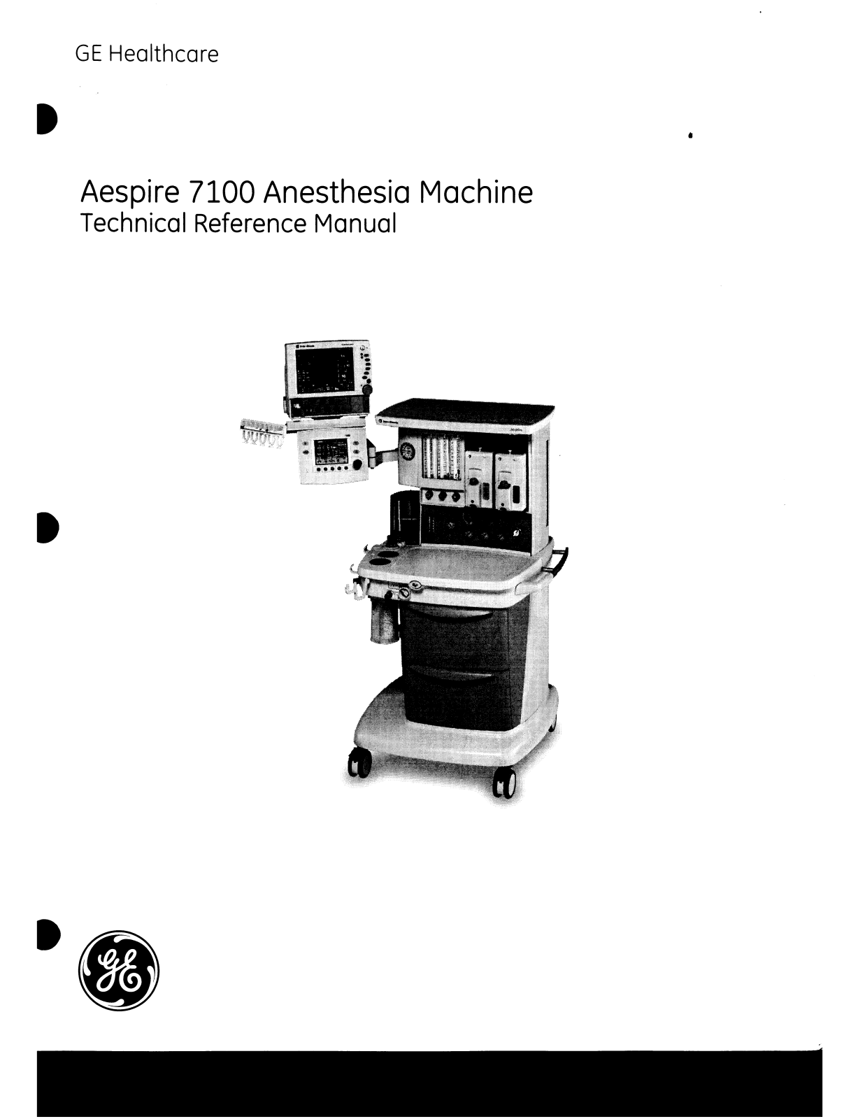 GE Aespire 7100 User manual