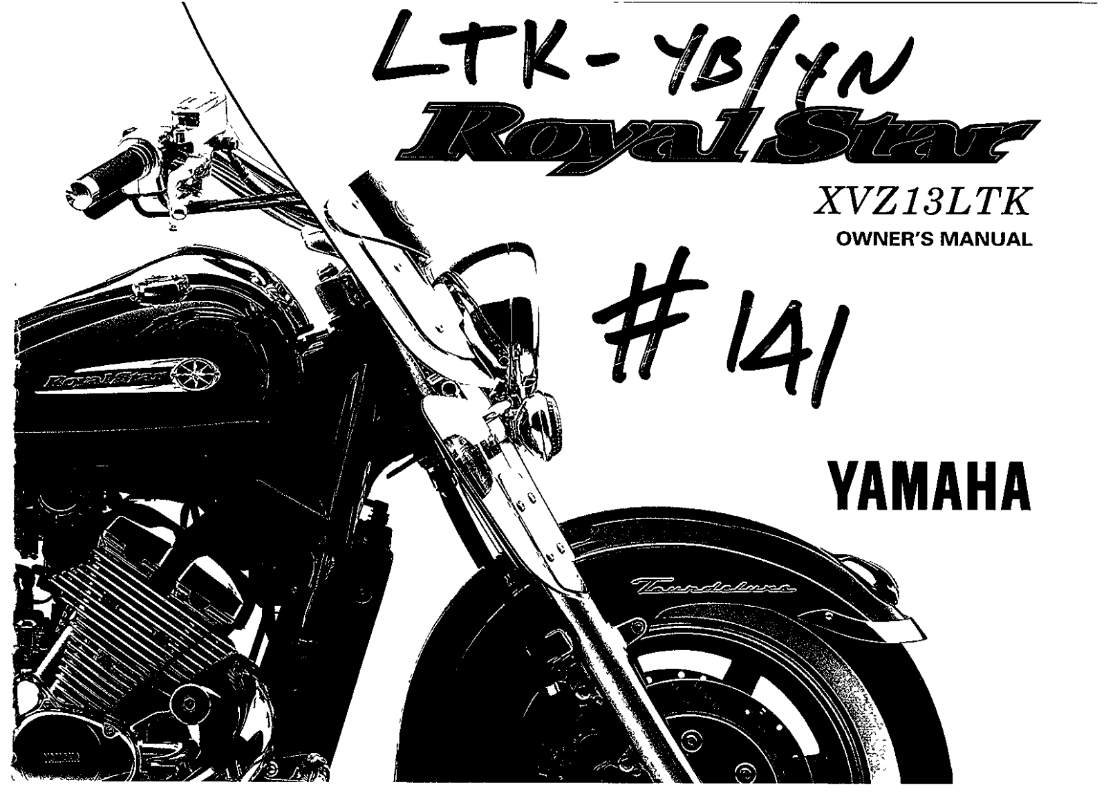 Yamaha XVZ13LTK 1998 Owner's manual