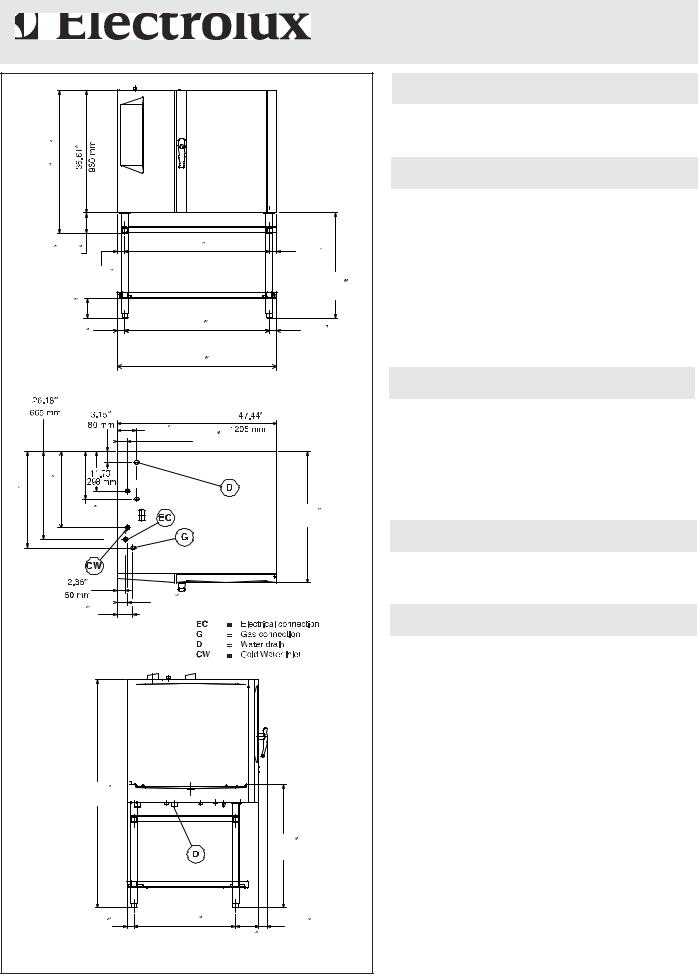 Electrolux 269553(AOS102GCP1) General Manual