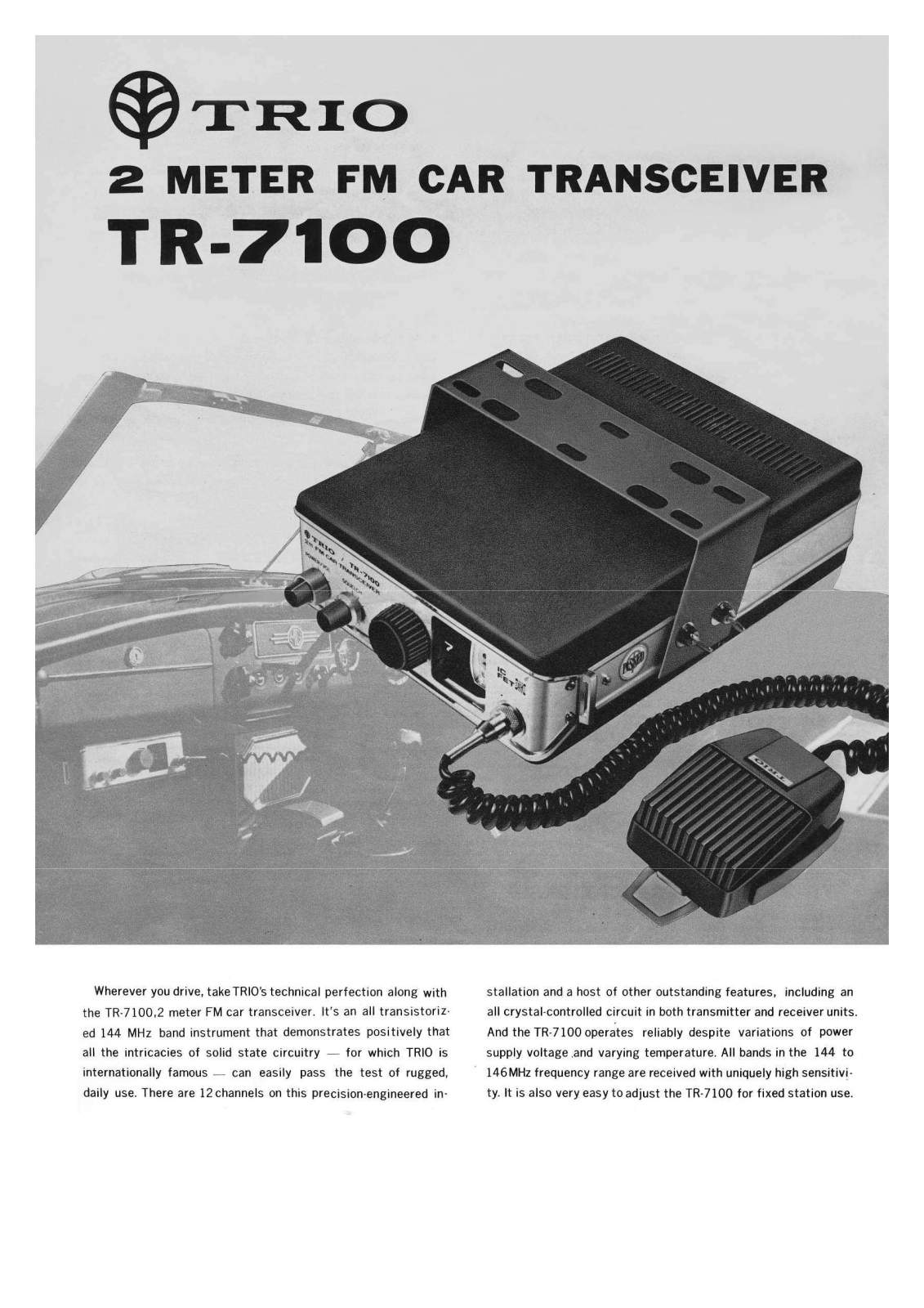 Trio TR-7100 Brochure - ManualMachine.com