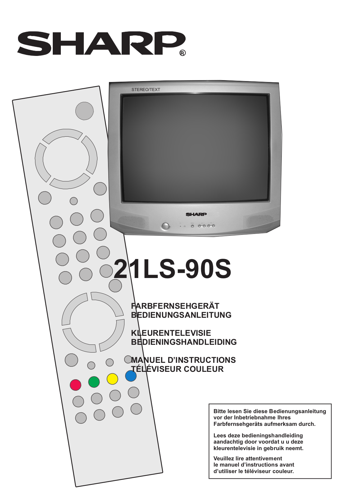 Sharp 21LS-90S User Manual