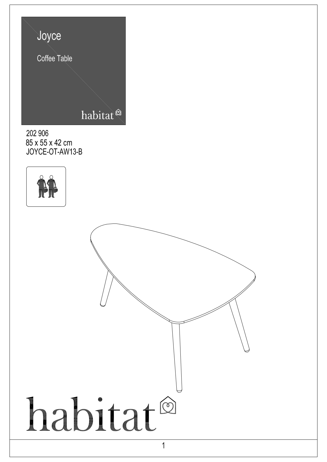 Habitat 202906 Instruction manual