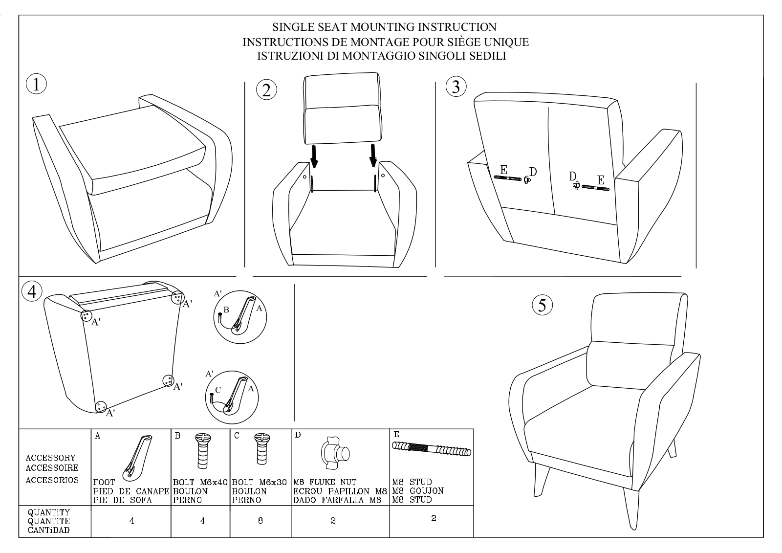 Hashtag Home W005016015 Installation & Assembly - ManualMachine.com