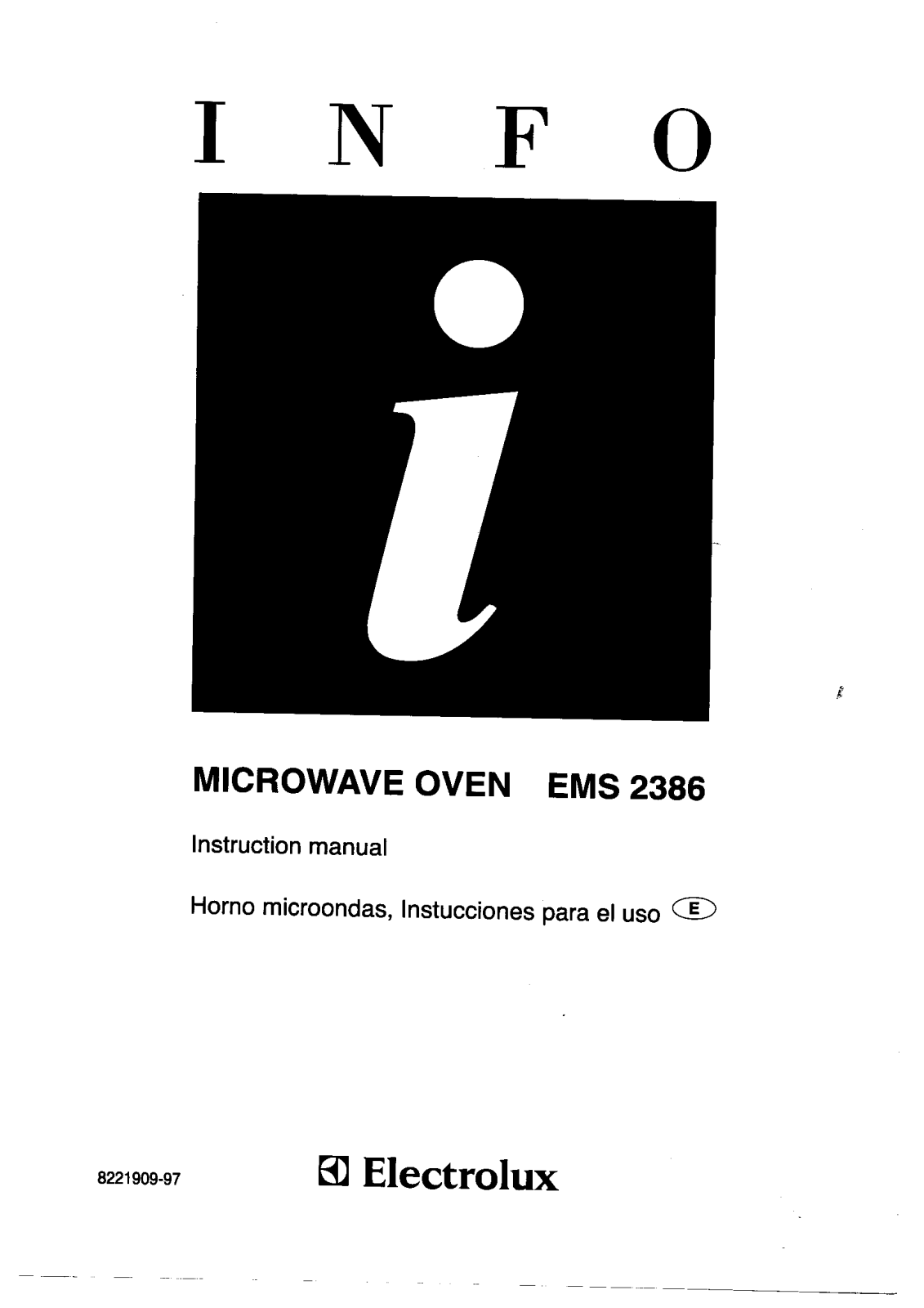 AEG-Electrolux EMS2386 User Manual