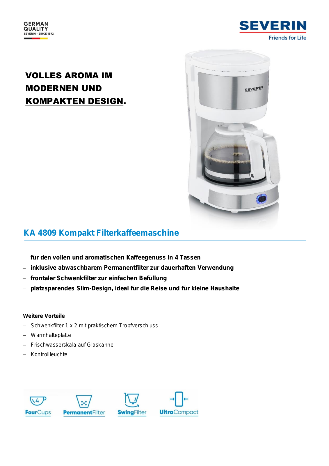 Severin KA 4809 Technical data - ManualMachine.com