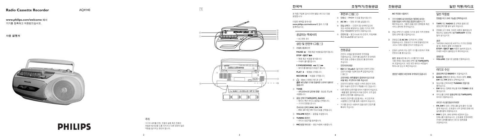 Philips AQ4140 User Manual