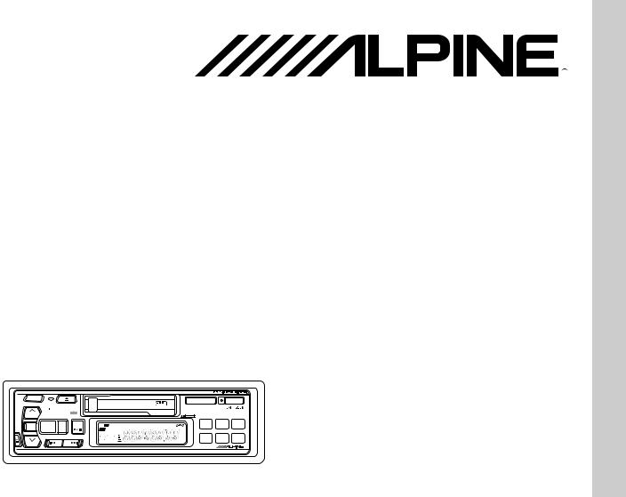 Alpine TDM-7554R, TDM-7554RM, TDM-7554RB User Manual