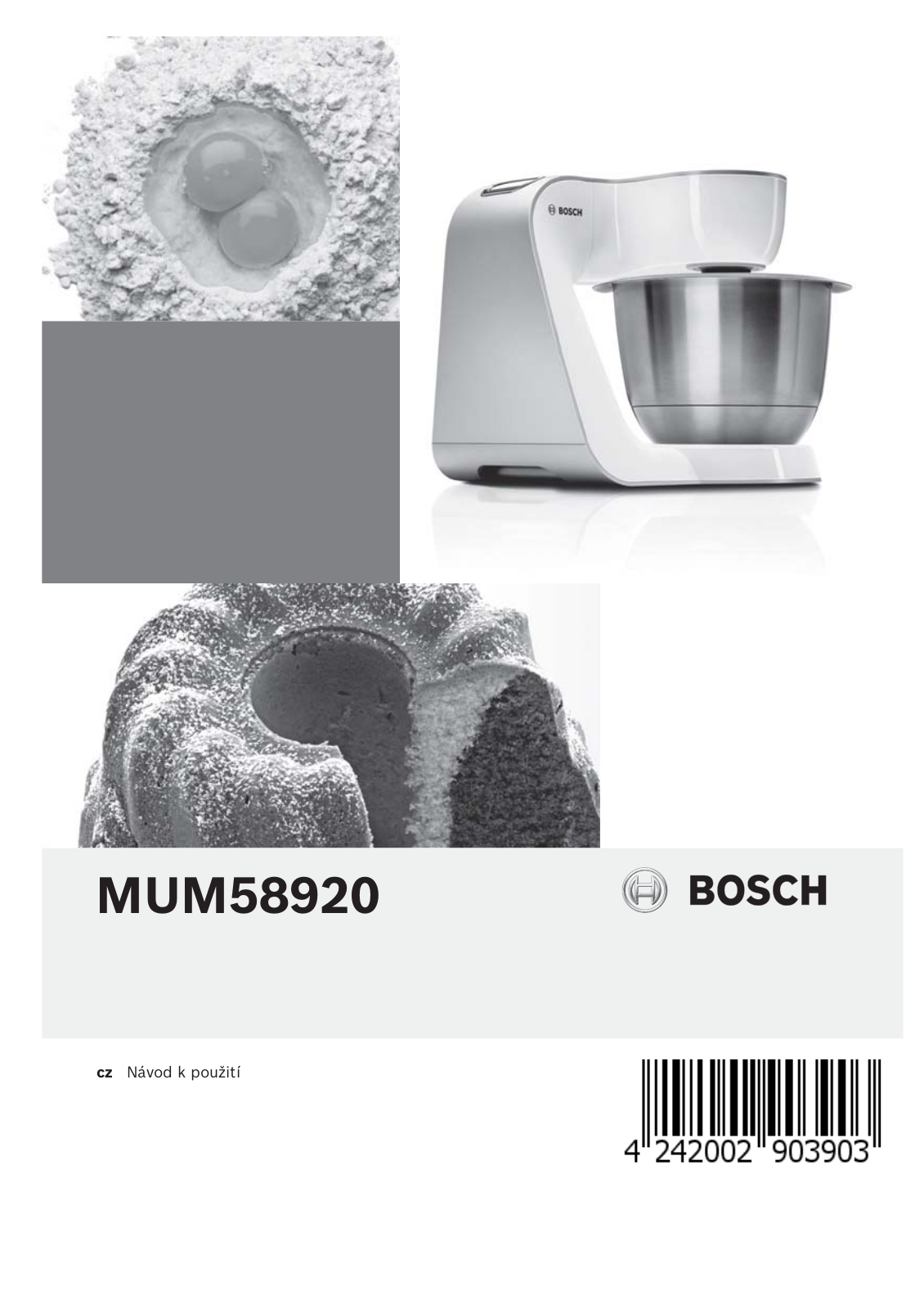 Bosch MUM58920 User Manual