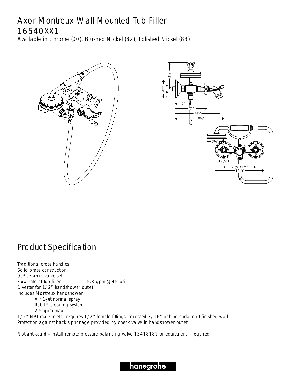 Factory Direct Hardware 16540 User Manual