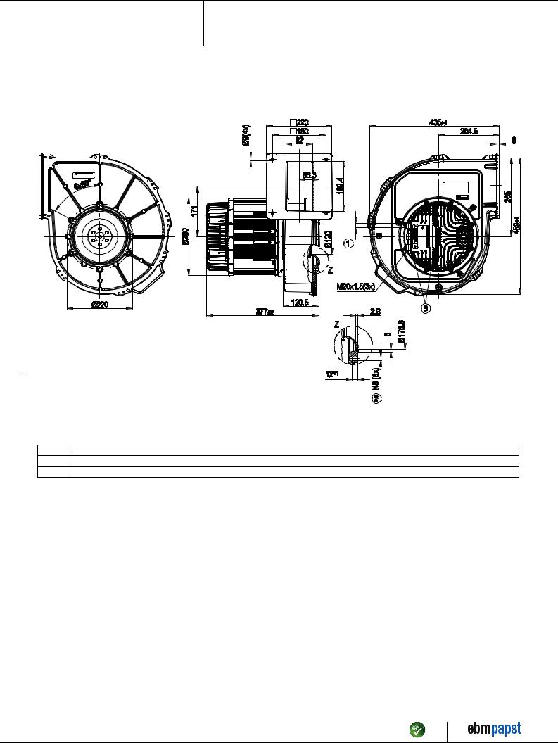 ebm-papst G3G250-MW50-01 User Manual