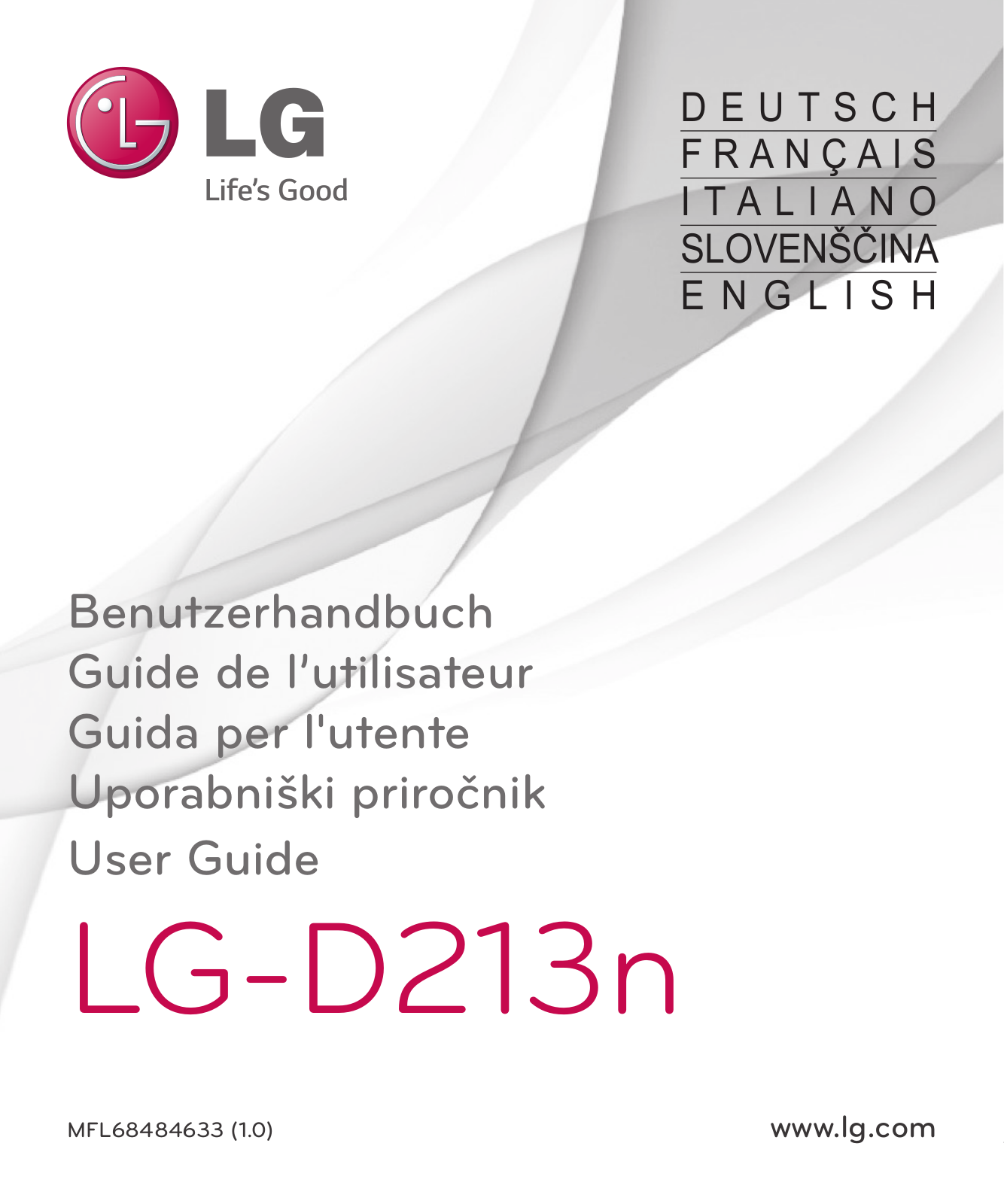 LG LGD213N User manual