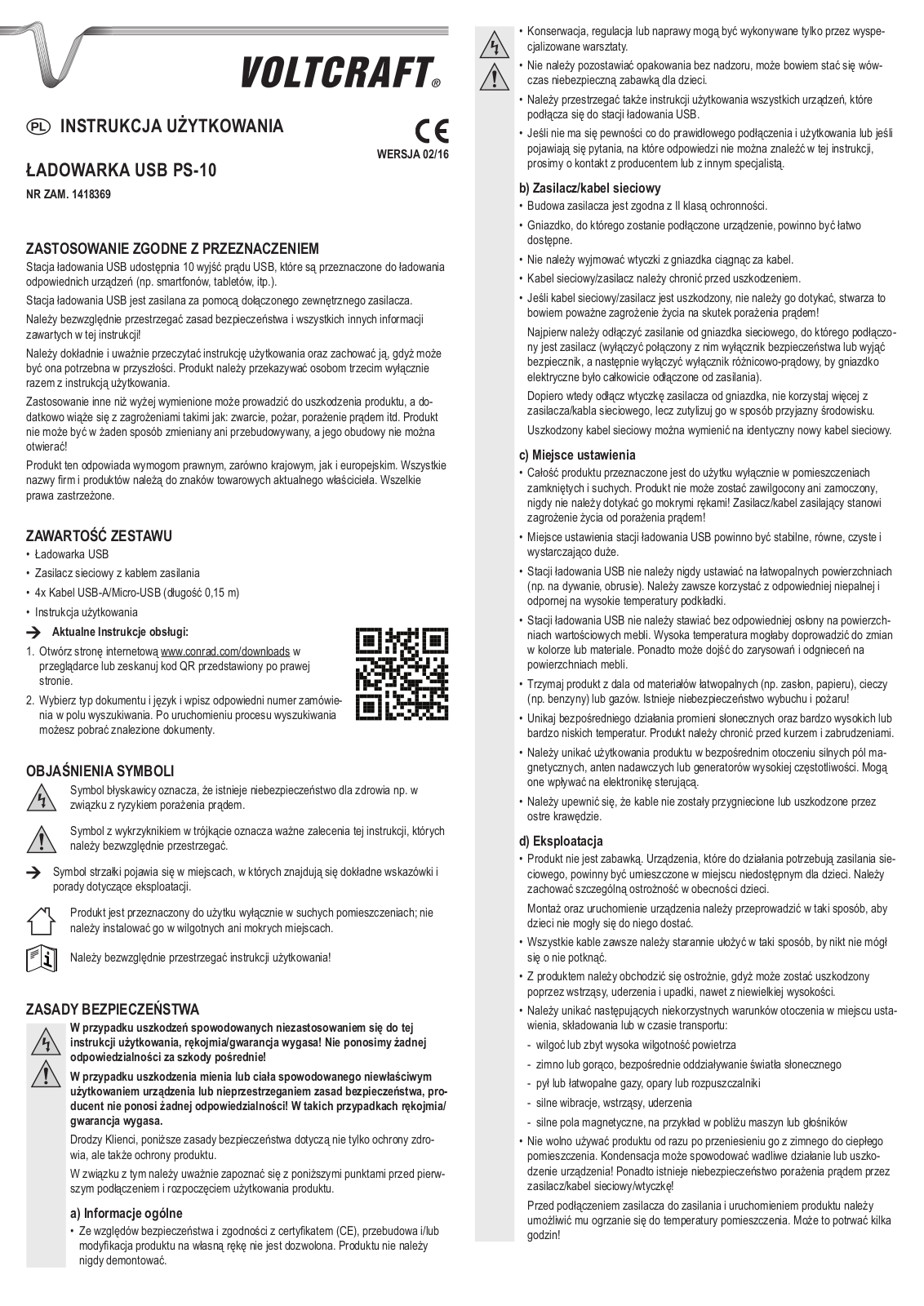 VOLTCRAFT PS-10 User guide