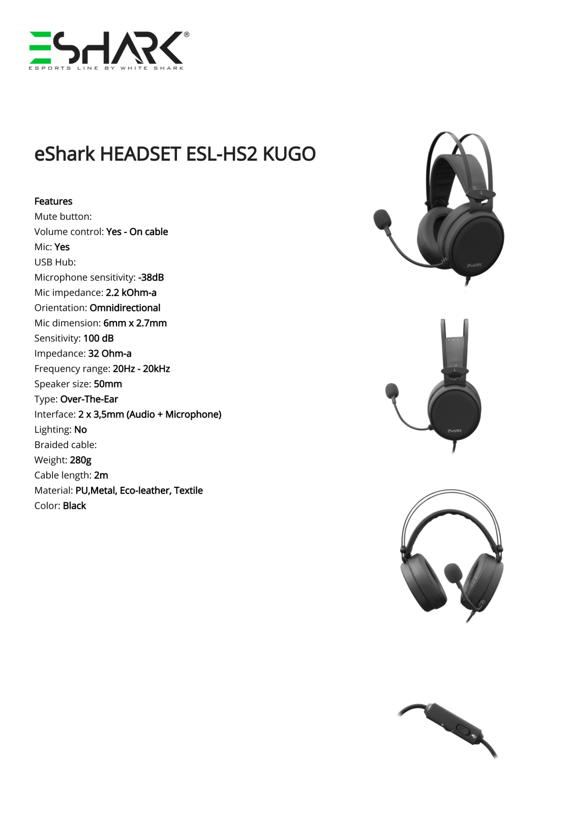 eShark ICSB-KUGO Datasheet - ManualMachine.com