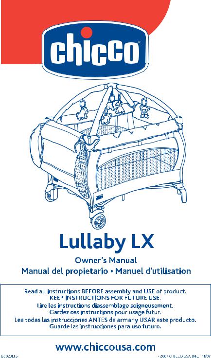 Chicco Lullaby LX User Manual