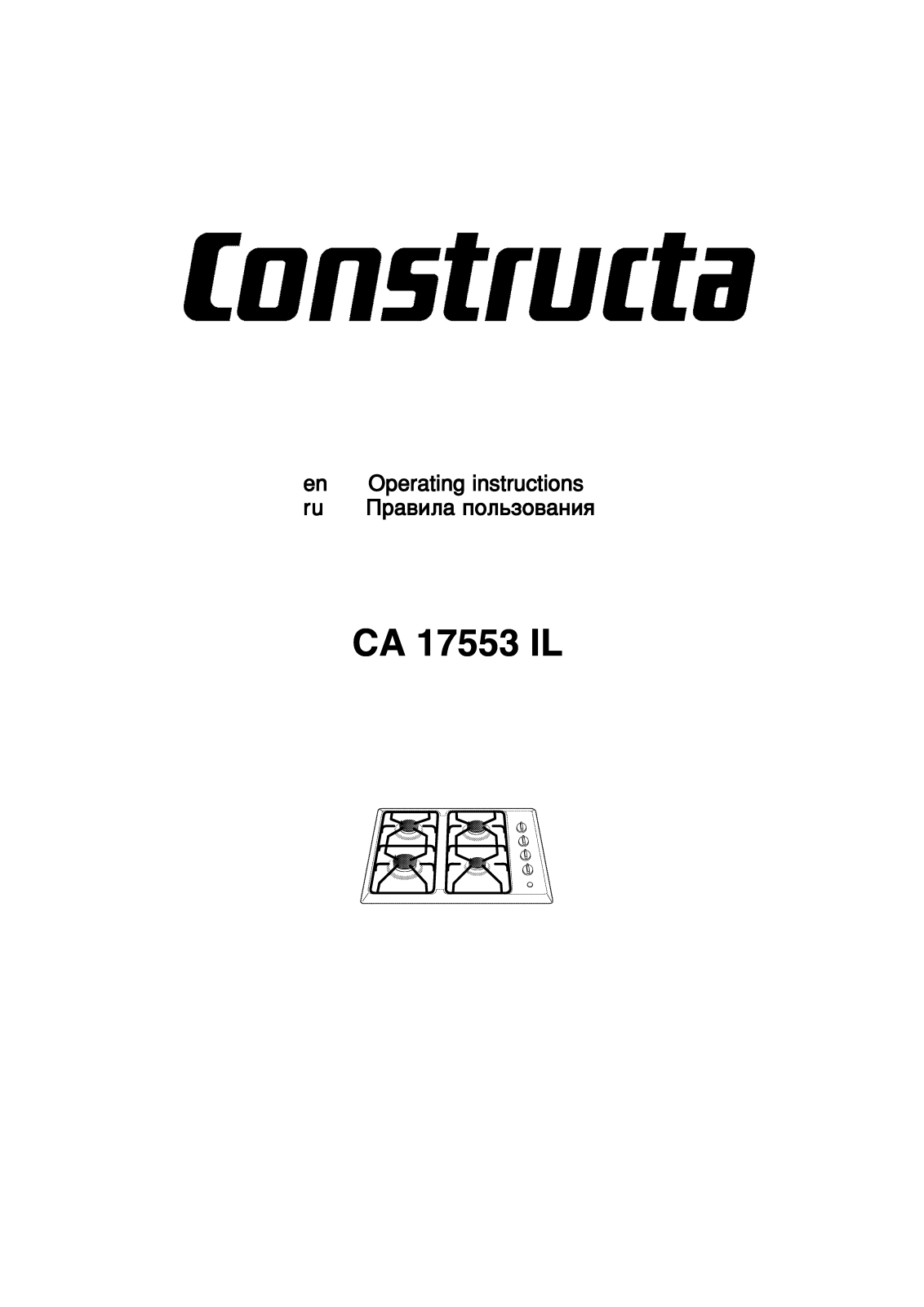 Constructa CA17553IL User Manual