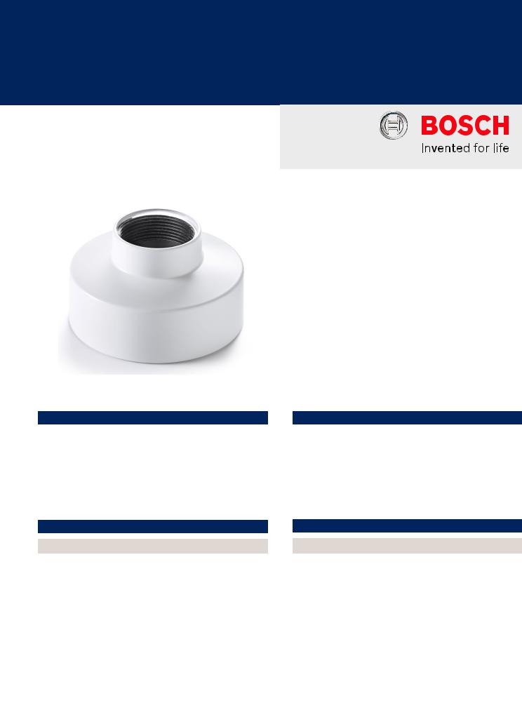 Bosch NDA-3050-PIP Specsheet
