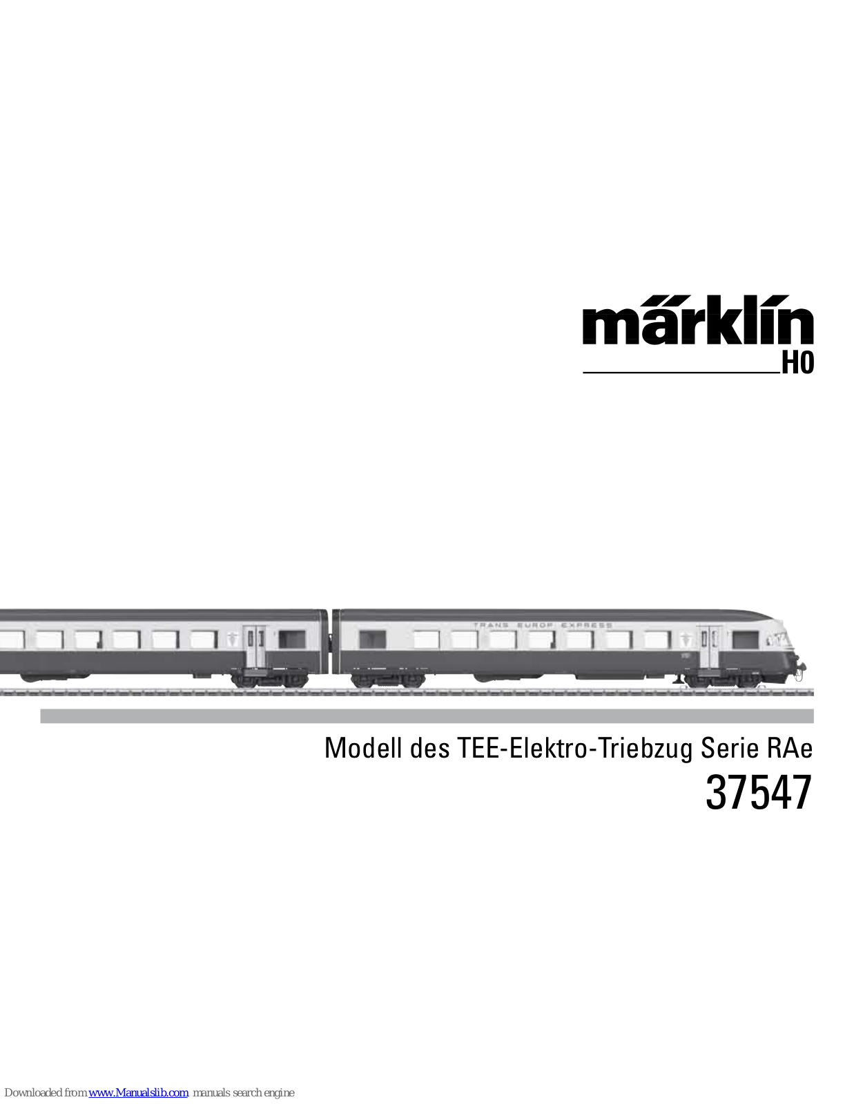 marklin 37547 User Manual