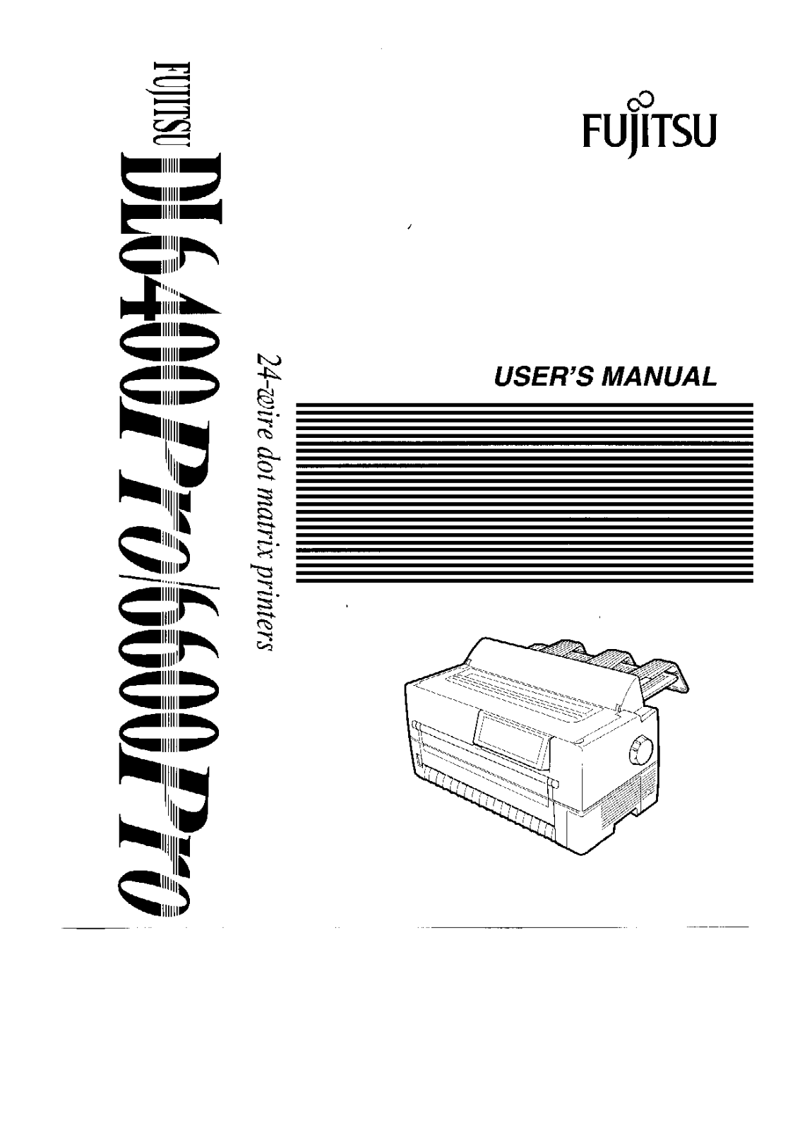 Fujitsu 6600 Pro, DL6400Pro User Manual