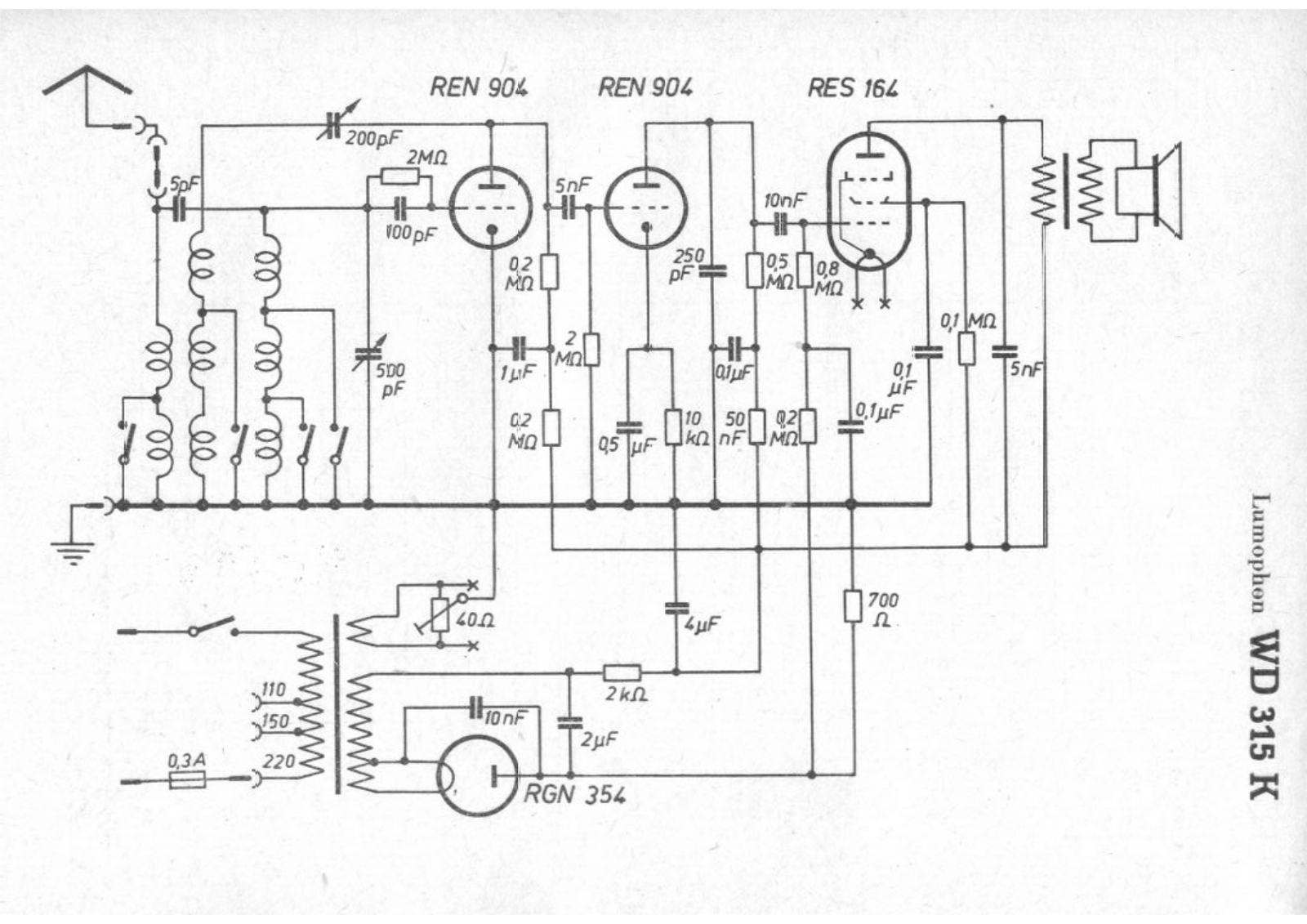 Lumophon wd315k schematic - ManualMachine.com