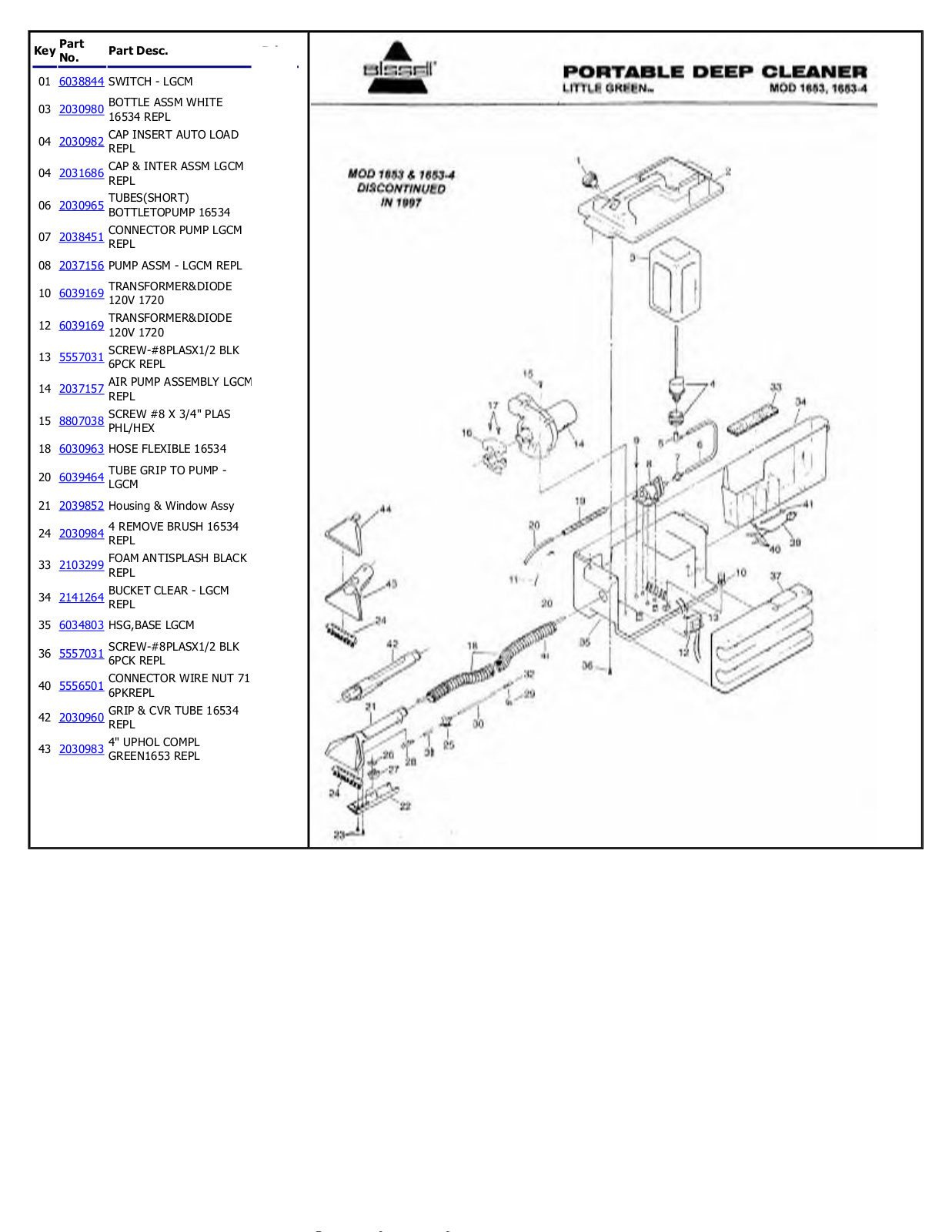 Bissell 1653-4 Owner's Manual