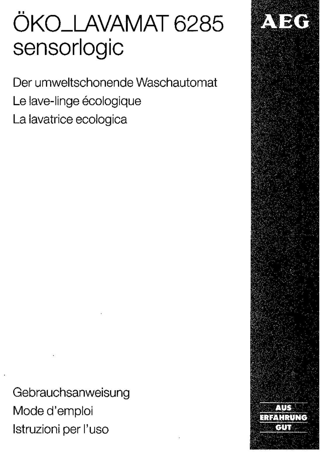 ELECTROLUX 6285 User Manual