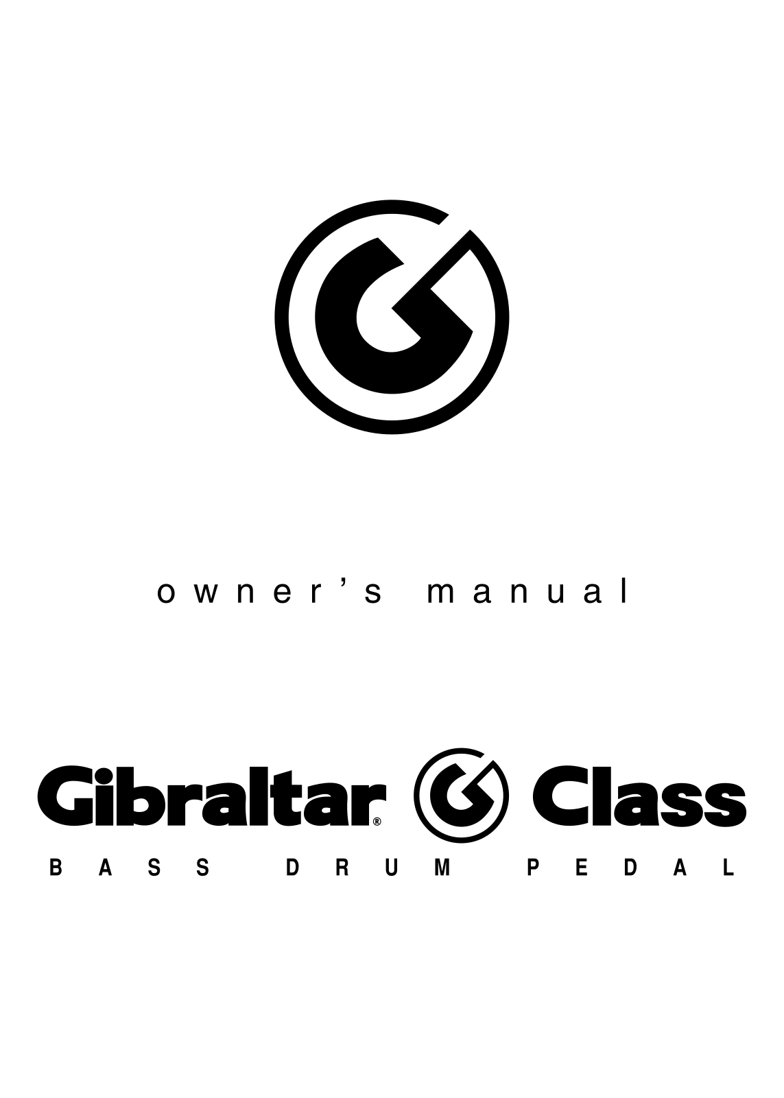 Gibraltar G Users Manual