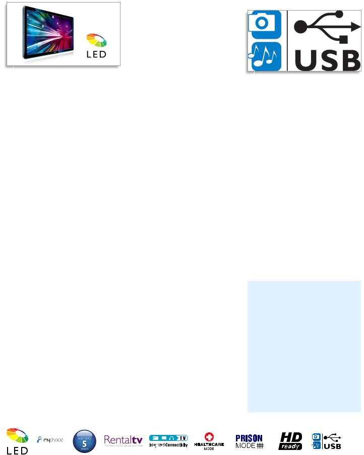 Philips 22HFL3232D User Manual