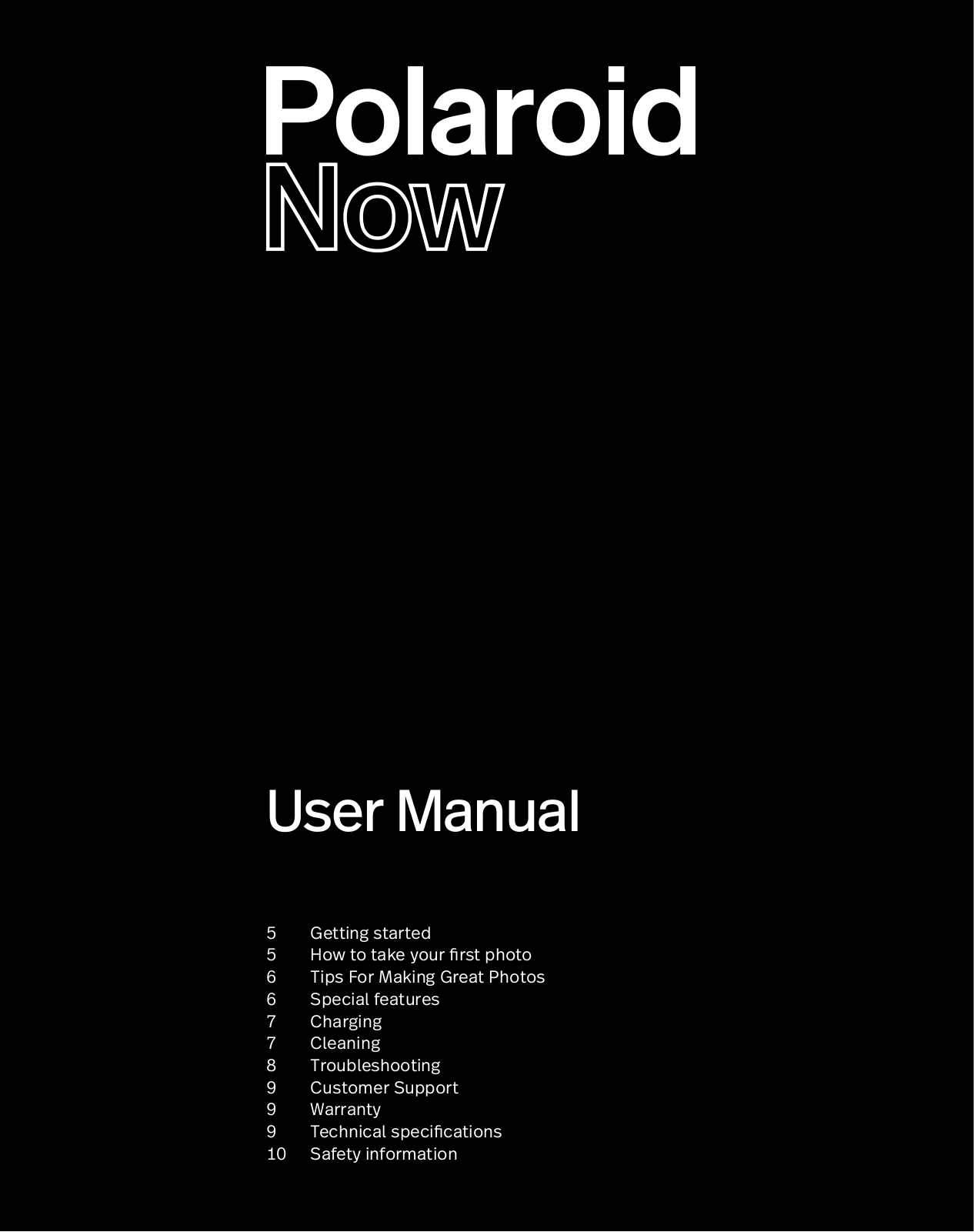 Polaroid Now User Manual