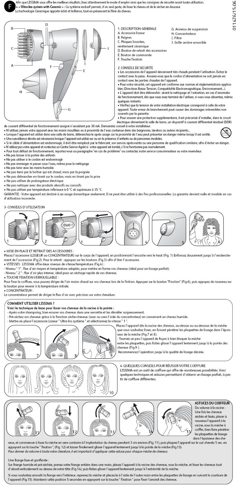 CALOR CV9021 User Manual