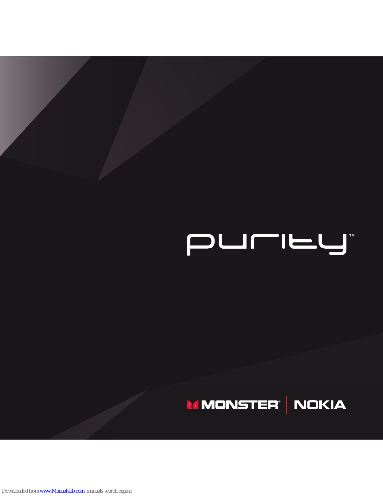 Nokia Purity WH-920 User Manual