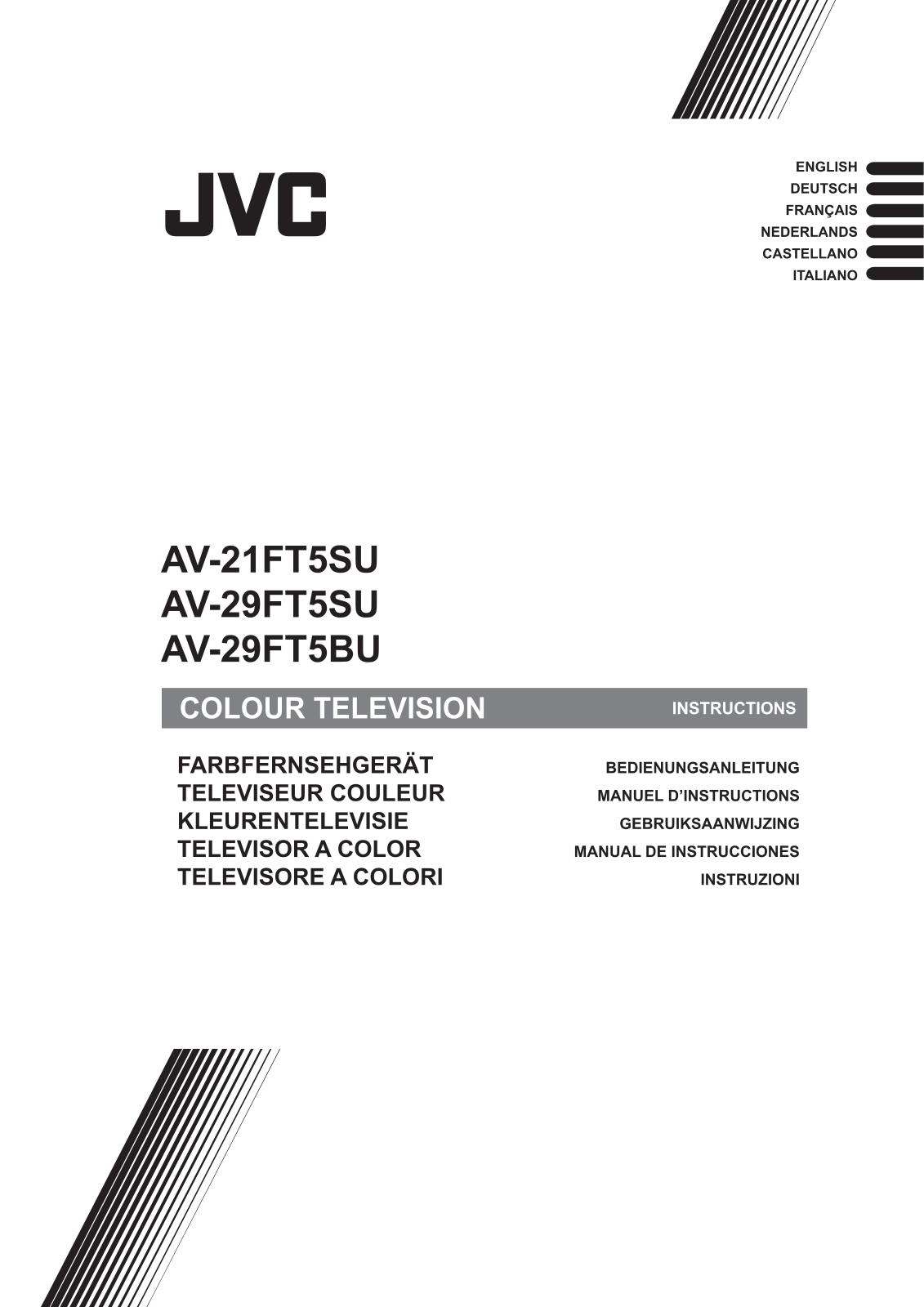 JVC AV-29FT5, AV-29FT5SU User Manual