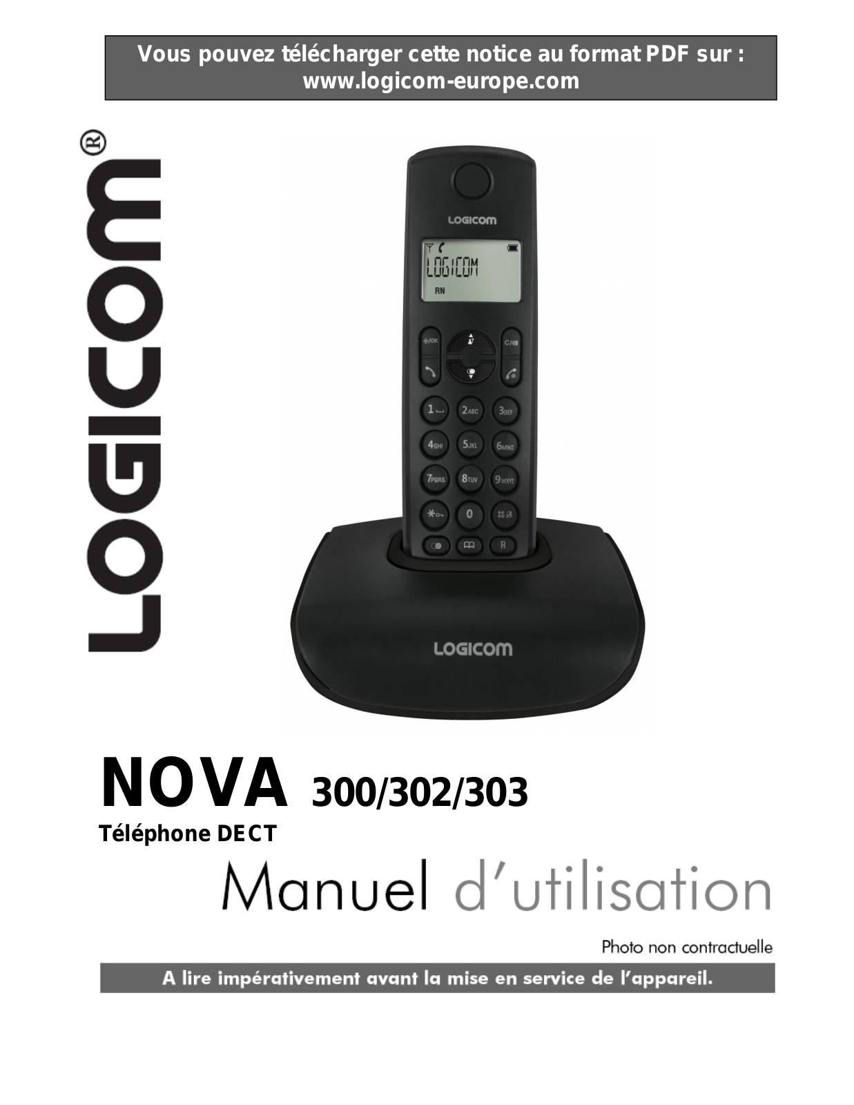 LOGICOM NOVA 302 User Manual