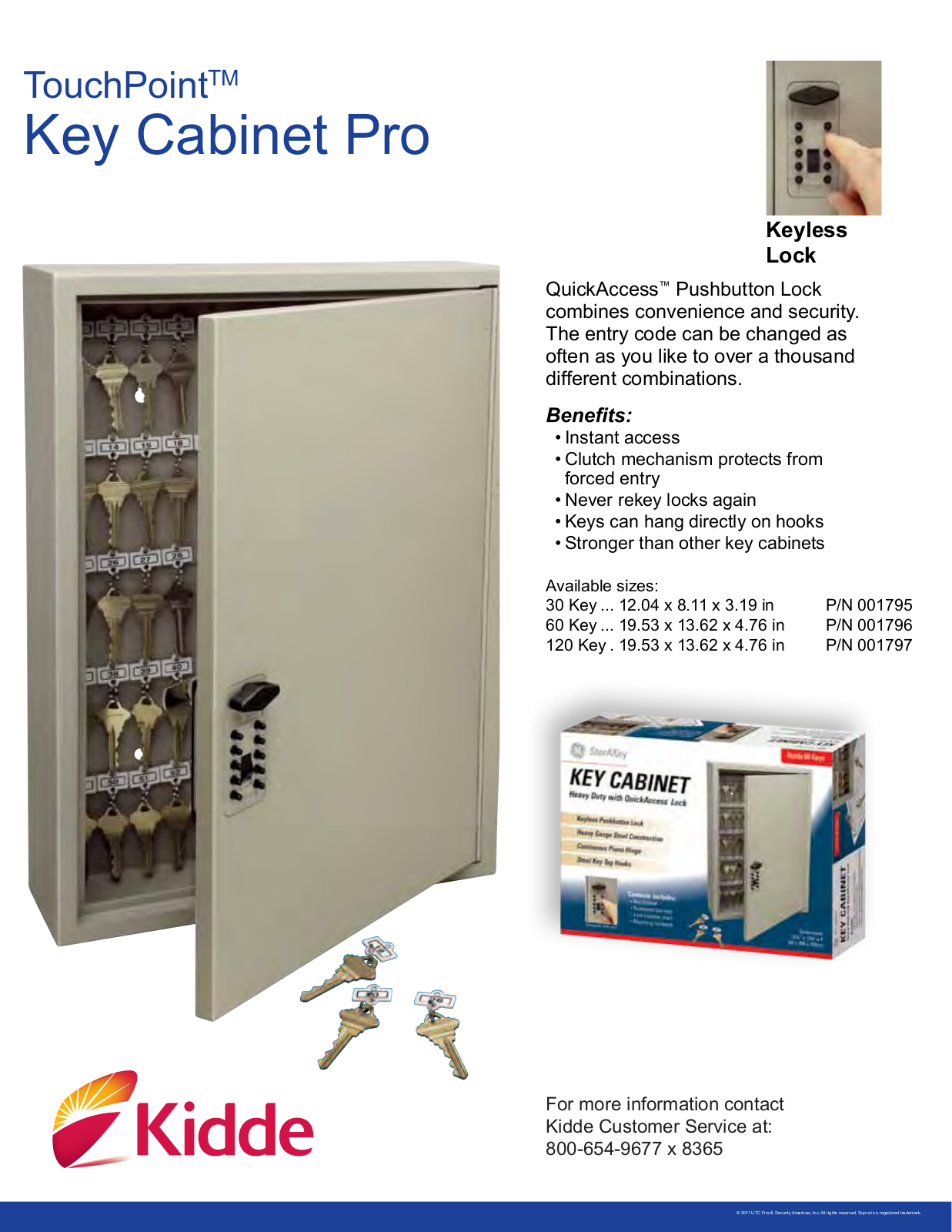 Kidde Key Cabinet Pro, 1803 Brochure