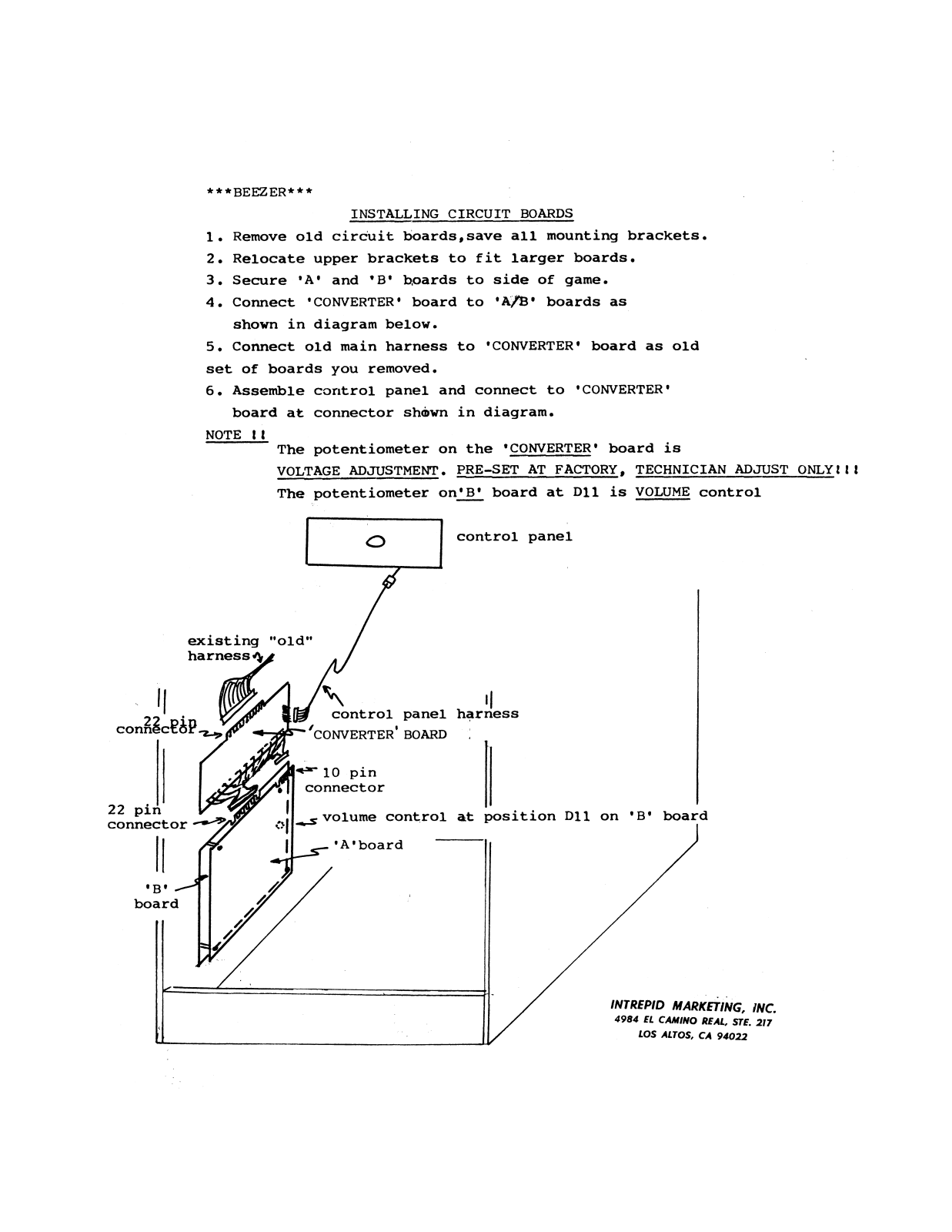 Intrepid Beezer User Guide