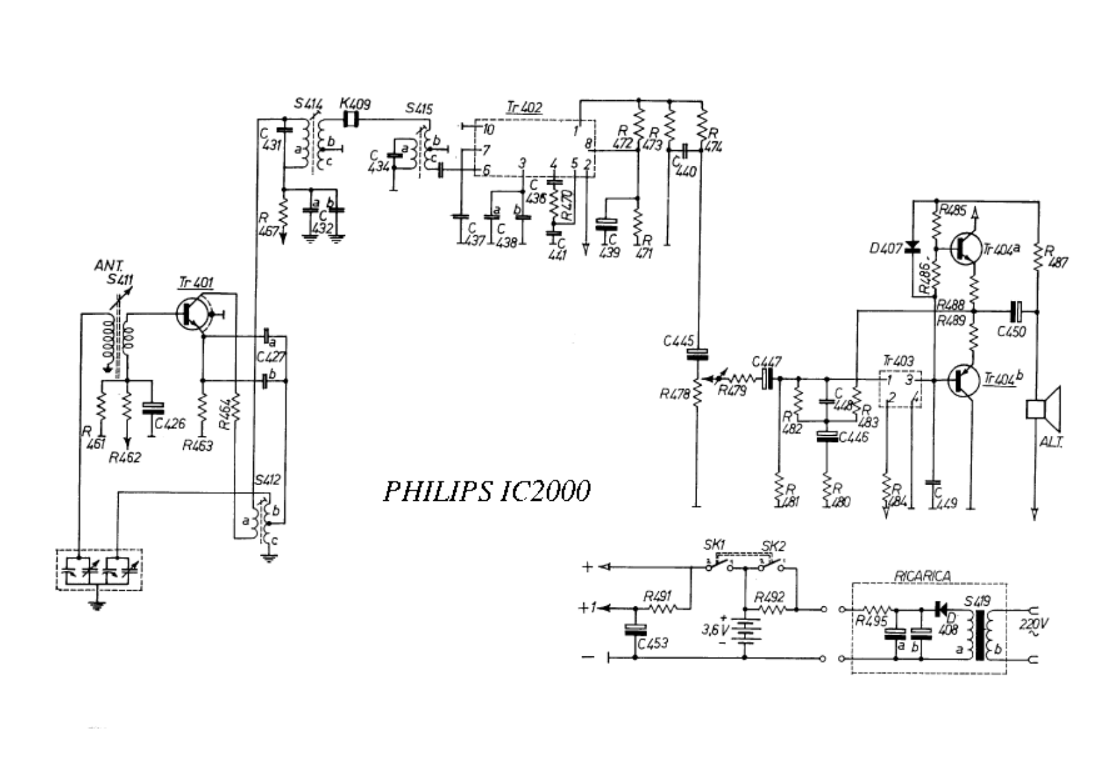 Philips ic2000 schematic