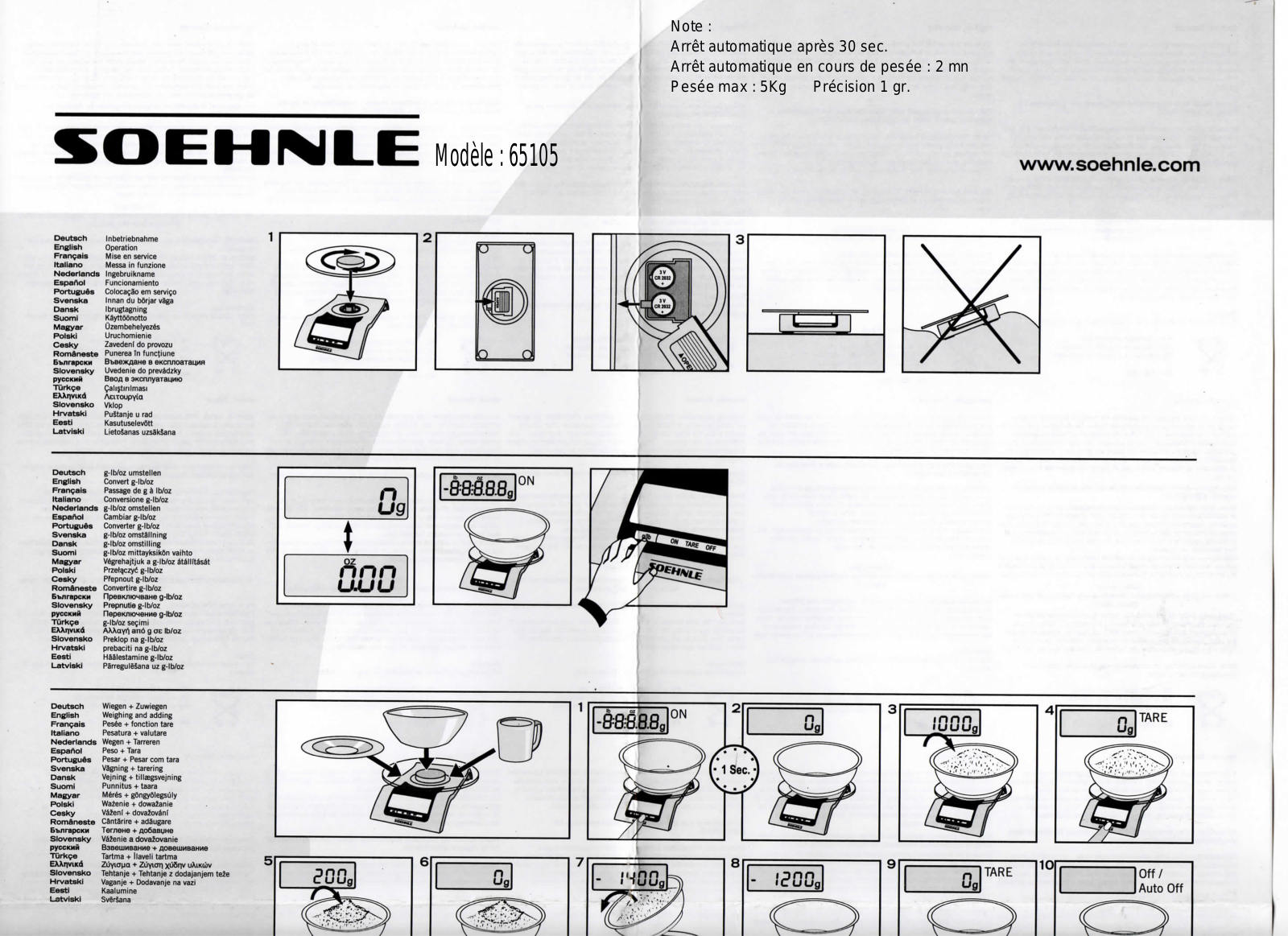 SOEHNLE 65105 User Manual