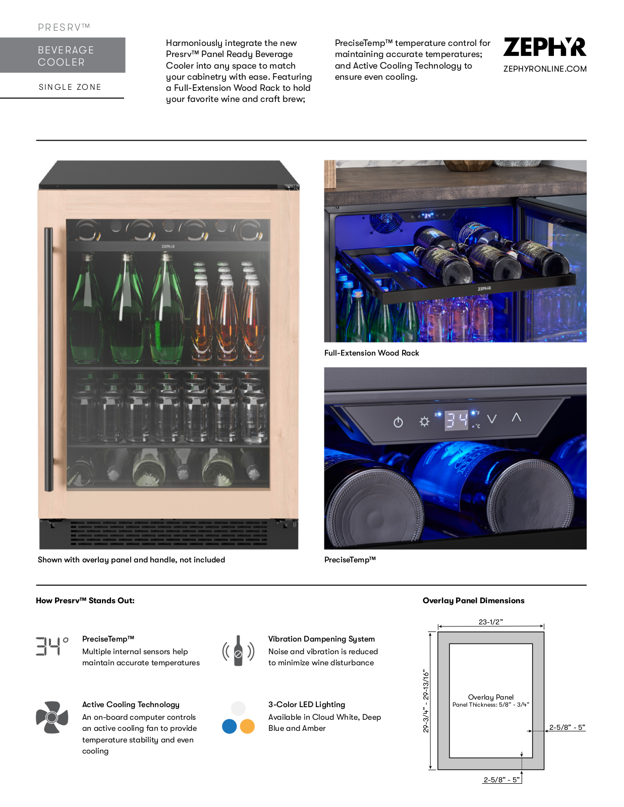 Zephyr PRB24C01BPG Specifications