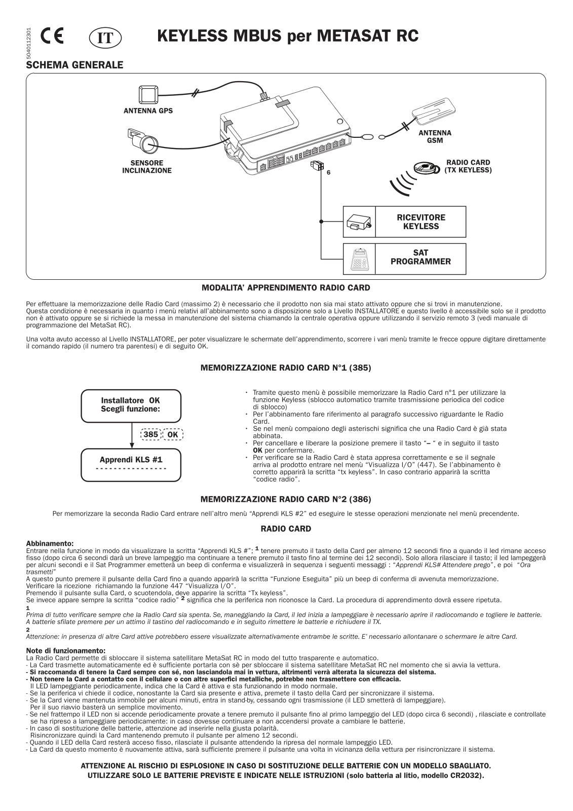 META System S p A 4682 User Manual