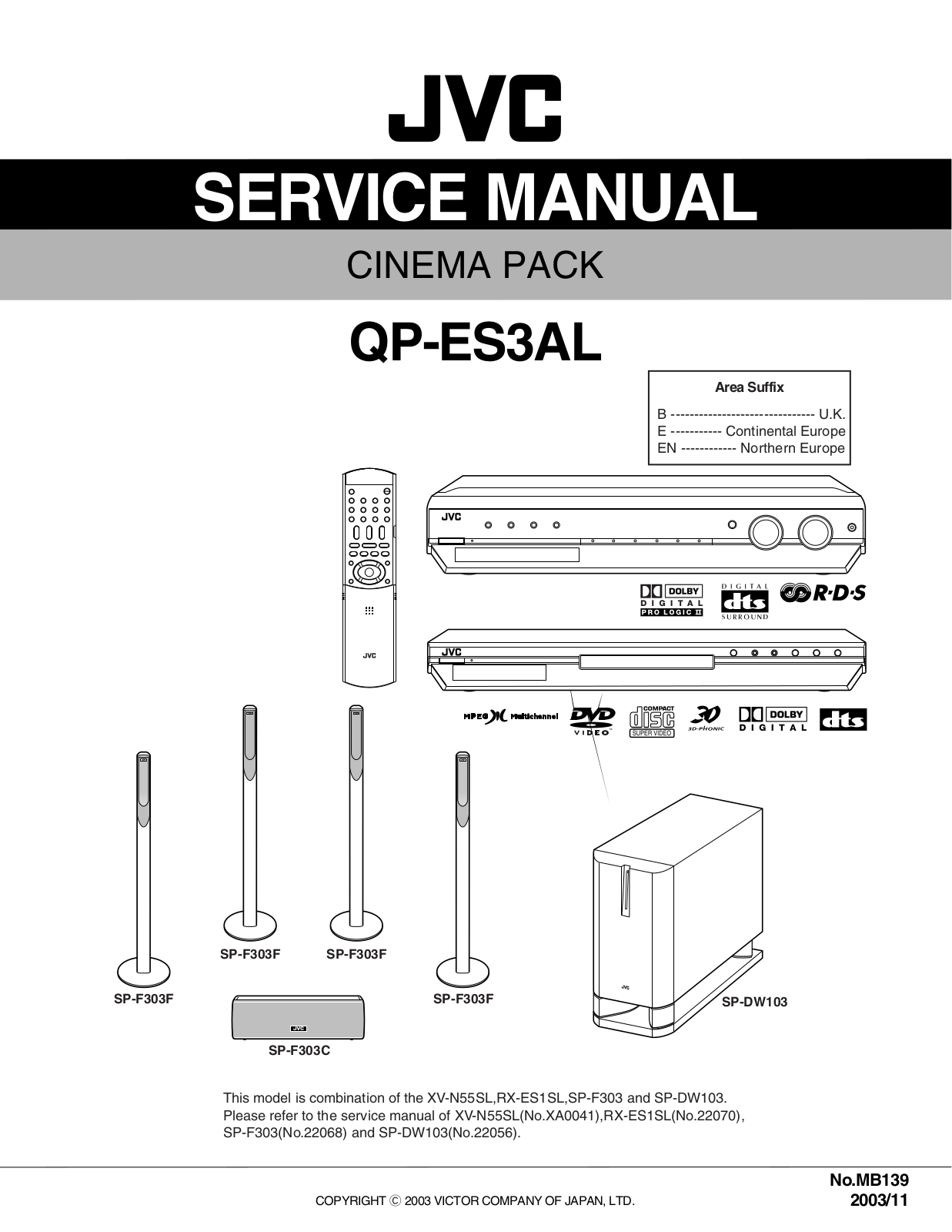 JVC QP-ES3AL Service Manual