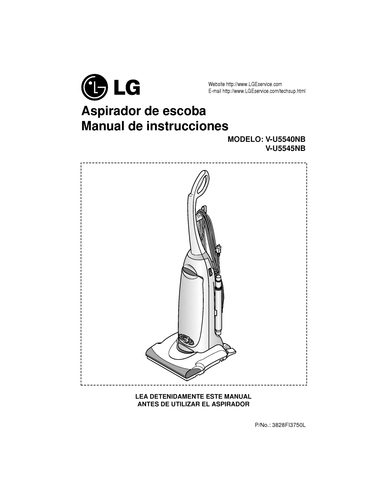 Lg V-U5545NB, V-U5540NB User Manual