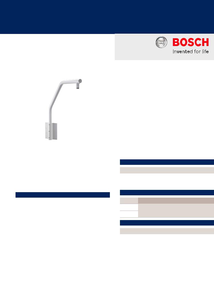 Bosch NDA-U-RMT Specsheet