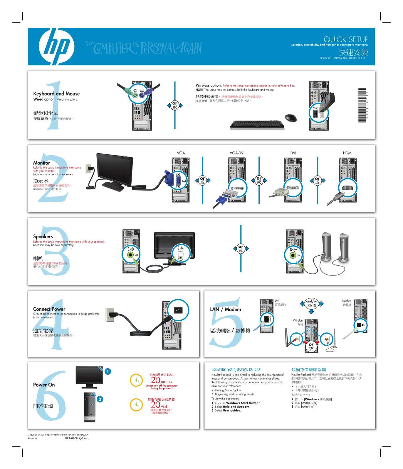 Hp PAVILION SLIMLINE S3300, PAVILION SLIMLINE S3400 User Manual