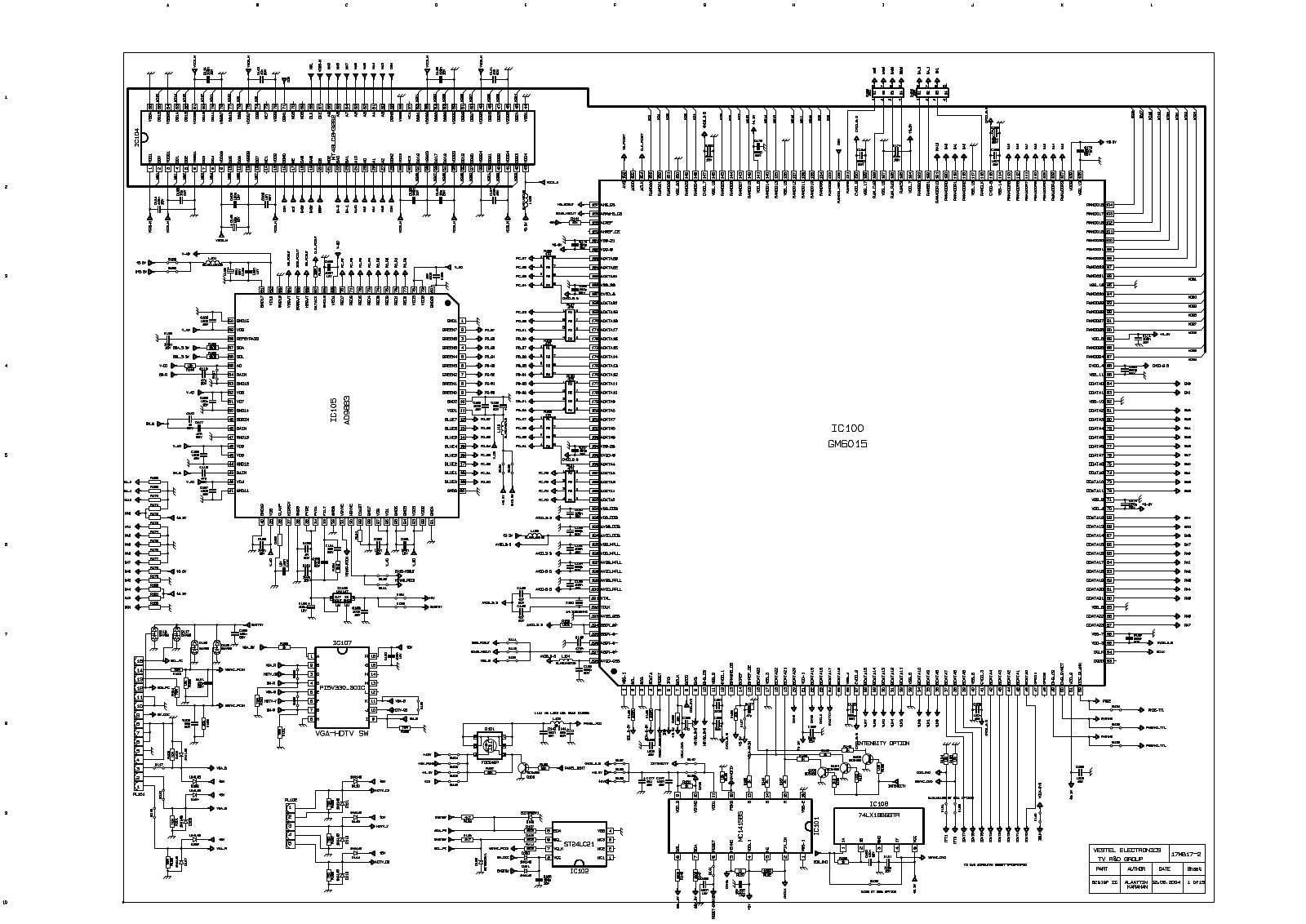 Vestel 17MB17-2 Schematic