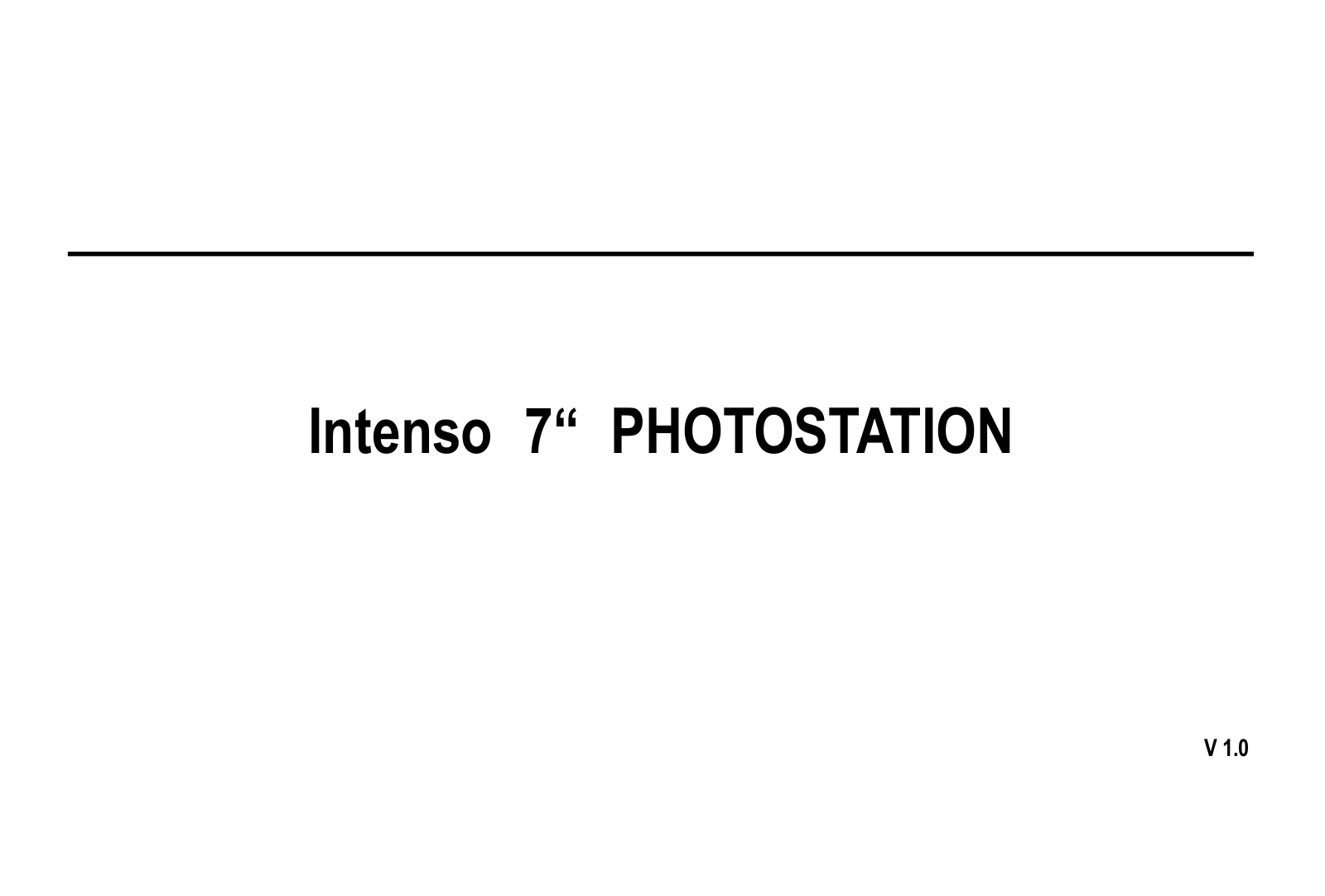 INTENSO Photostation User Manual