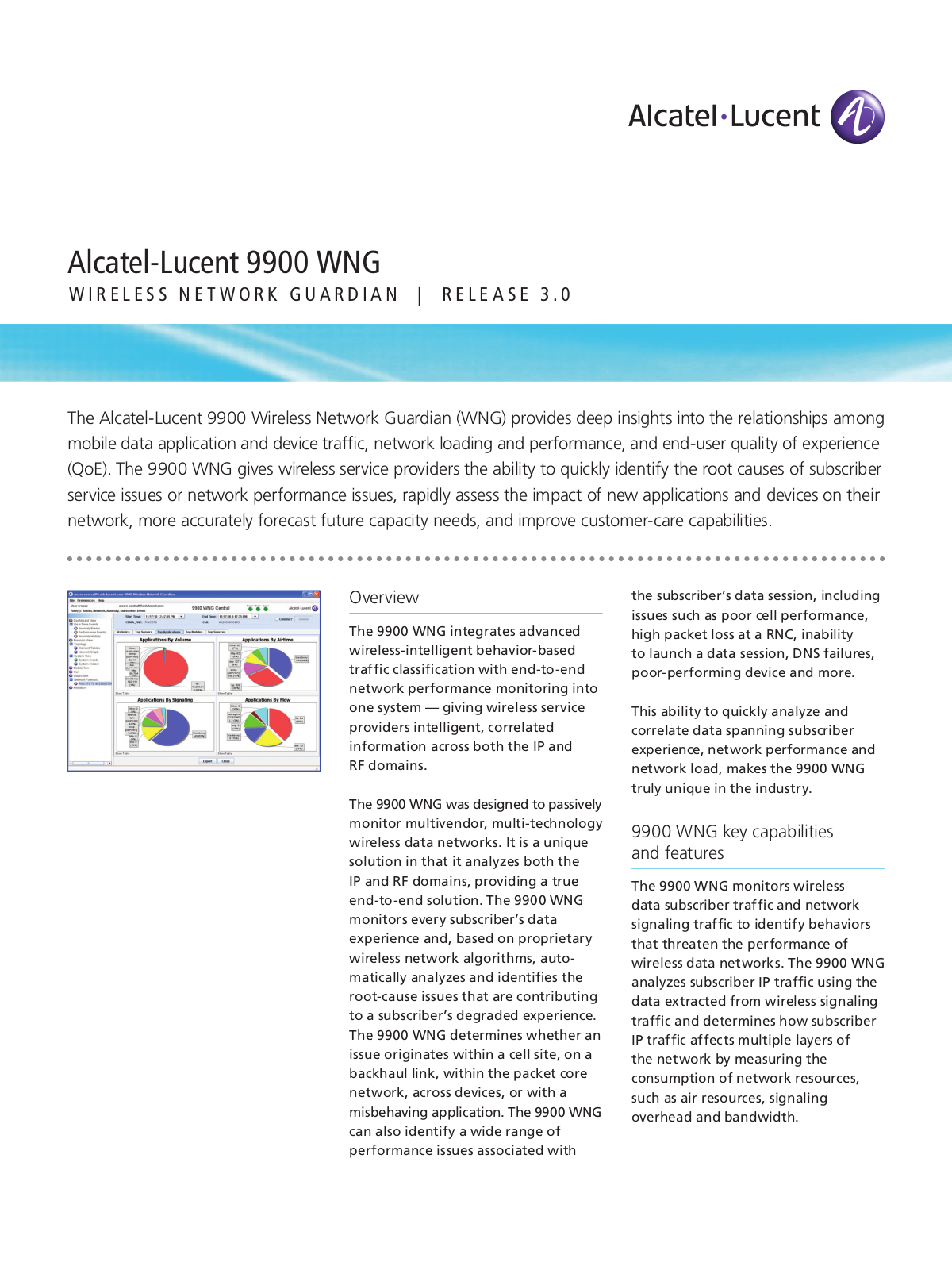 Alcatel-lucent 9900 WNG DATASHEET