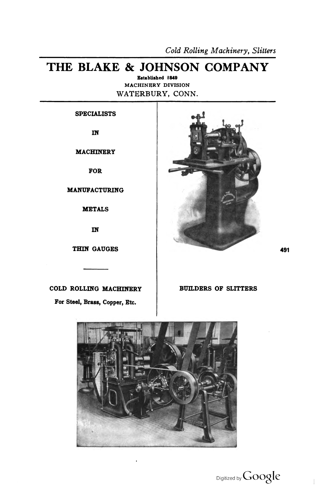 Blake & Johnson The Blake & Johnson Co. Other - ManualMachine.com