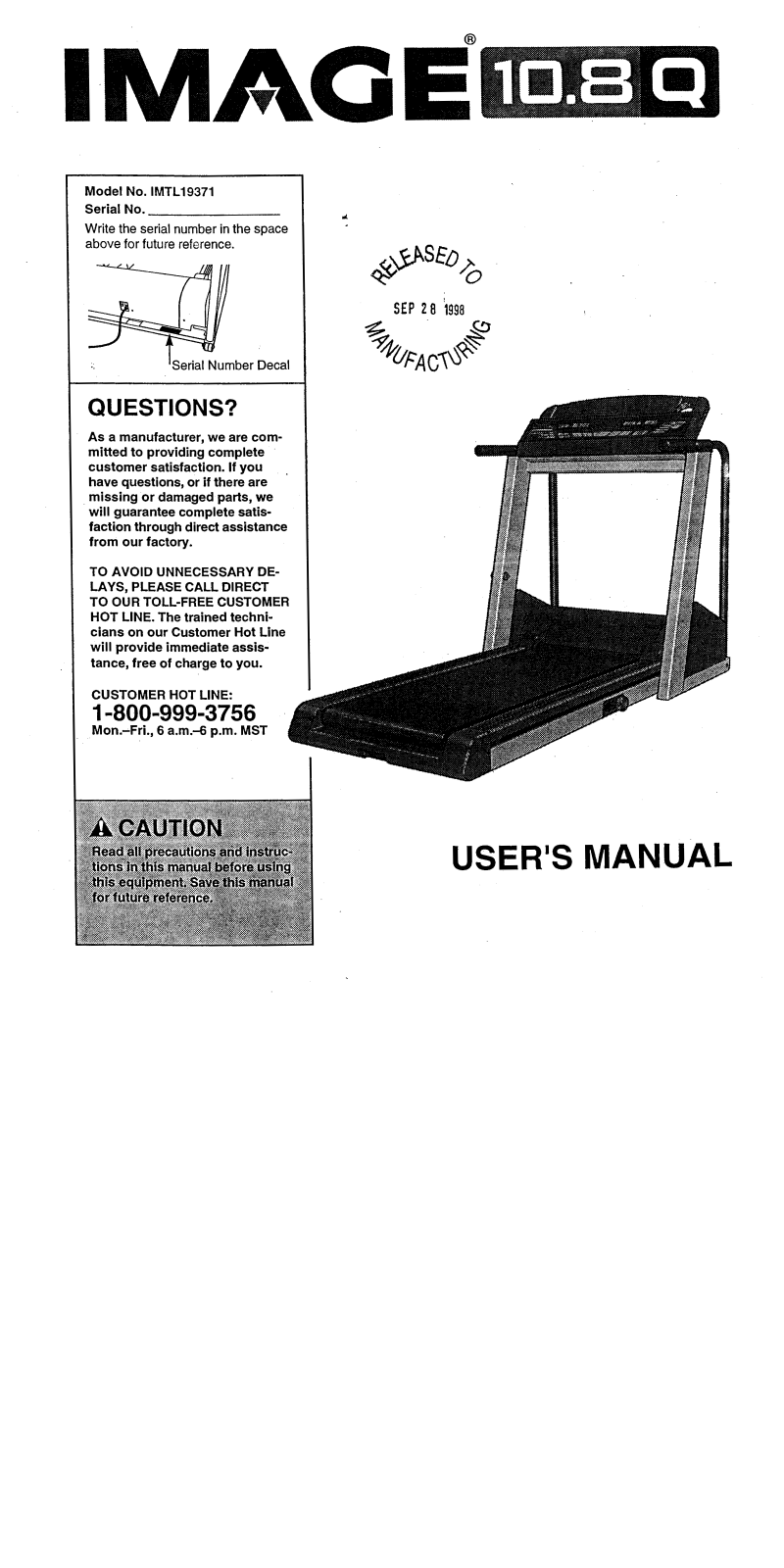 Image IMTL19371 Owner's Manual